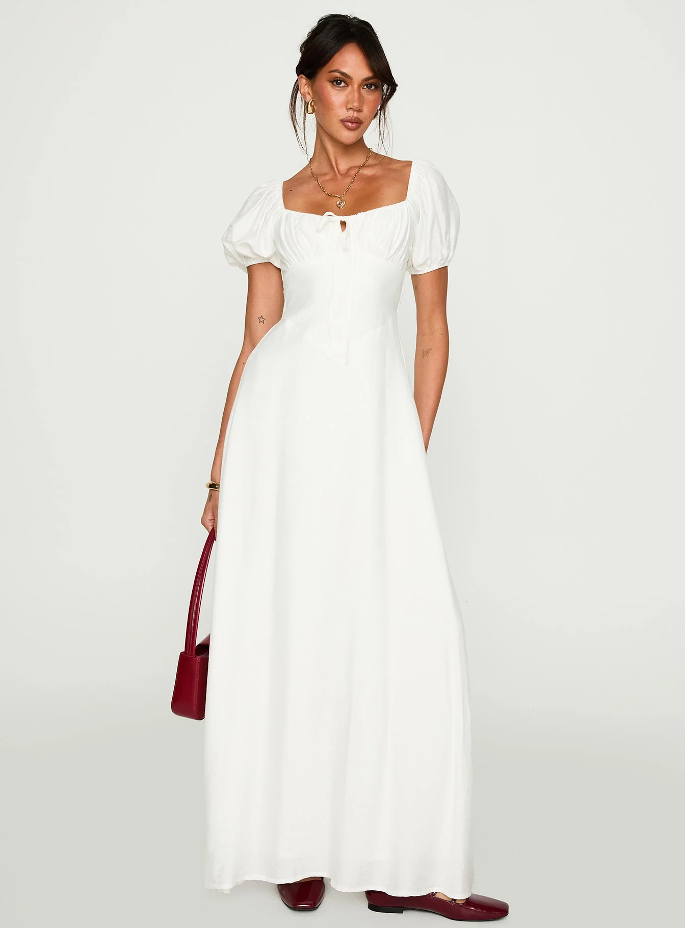 Summer Song Maxi Dress White - Image 3