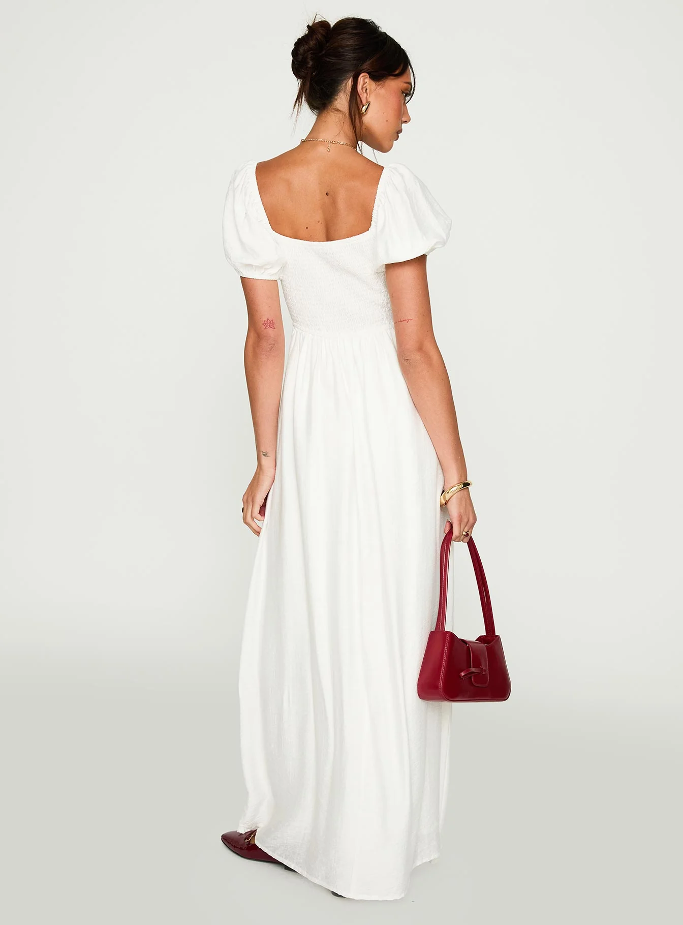 Summer Song Maxi Dress White - Image 5