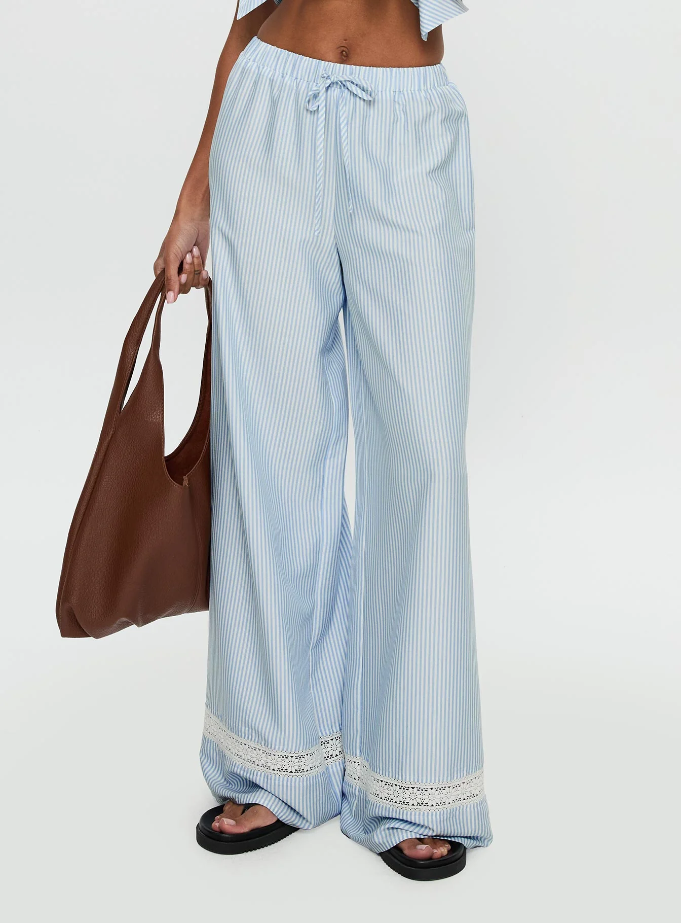 Summer Too Hot Pant Blue Stripe - Image 2