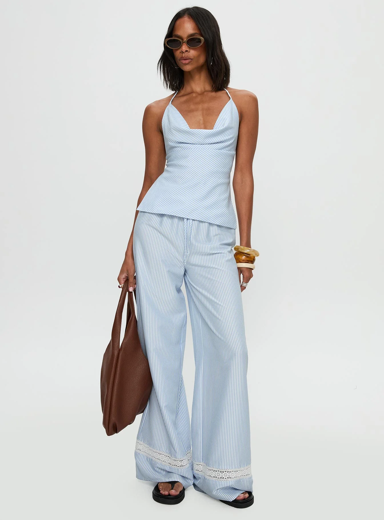 Summer Too Hot Pant Blue Stripe - Image 3