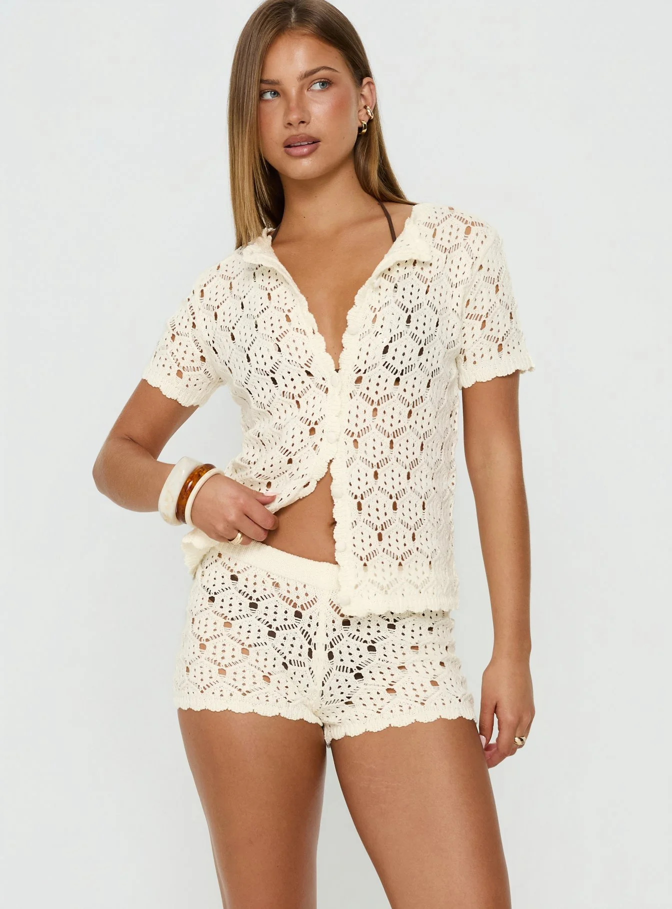Sun Still Shines Crochet Set White - Image 2