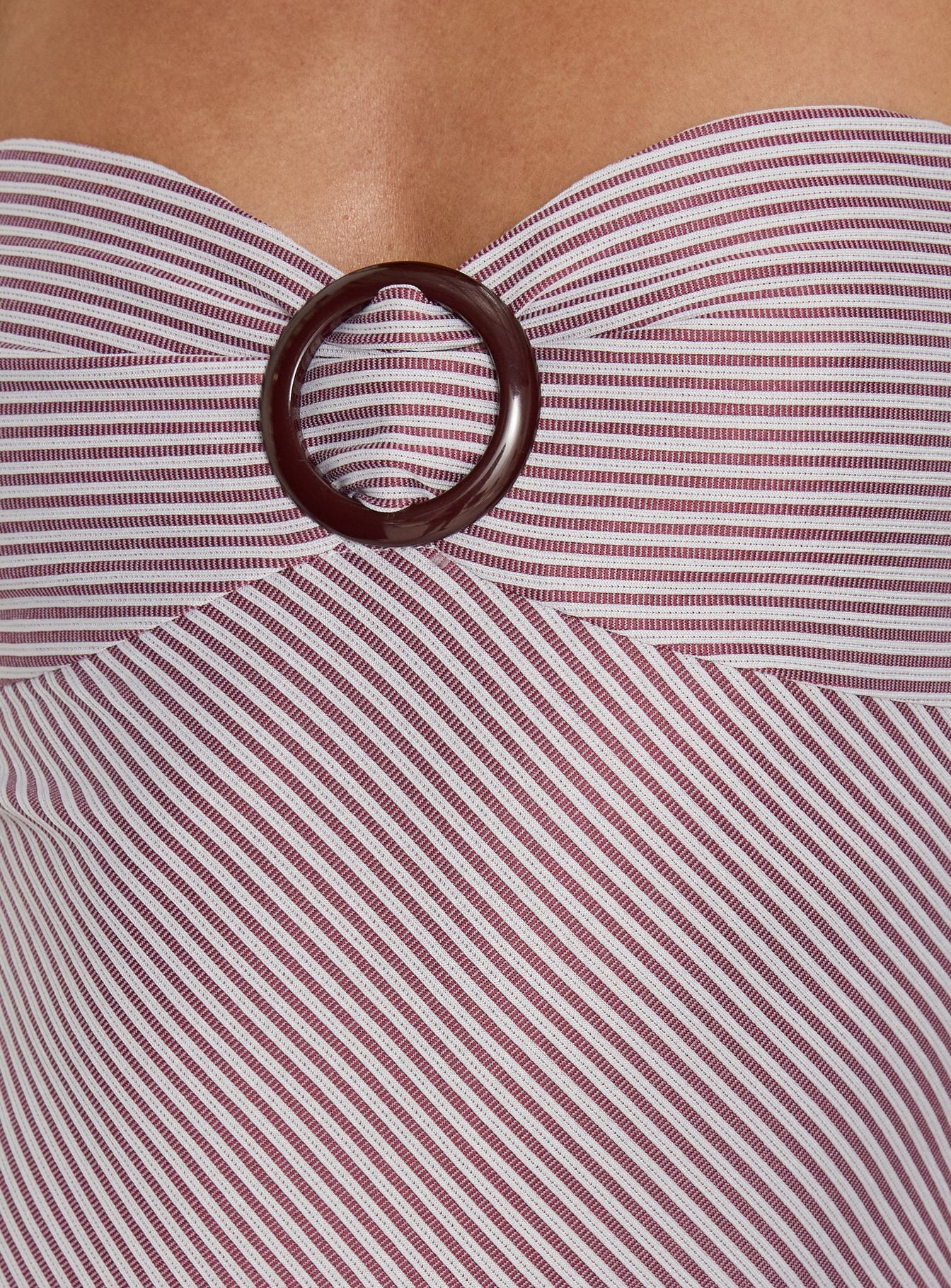Sunbathing Hardware Detail Bodysuit Pink - Image 5