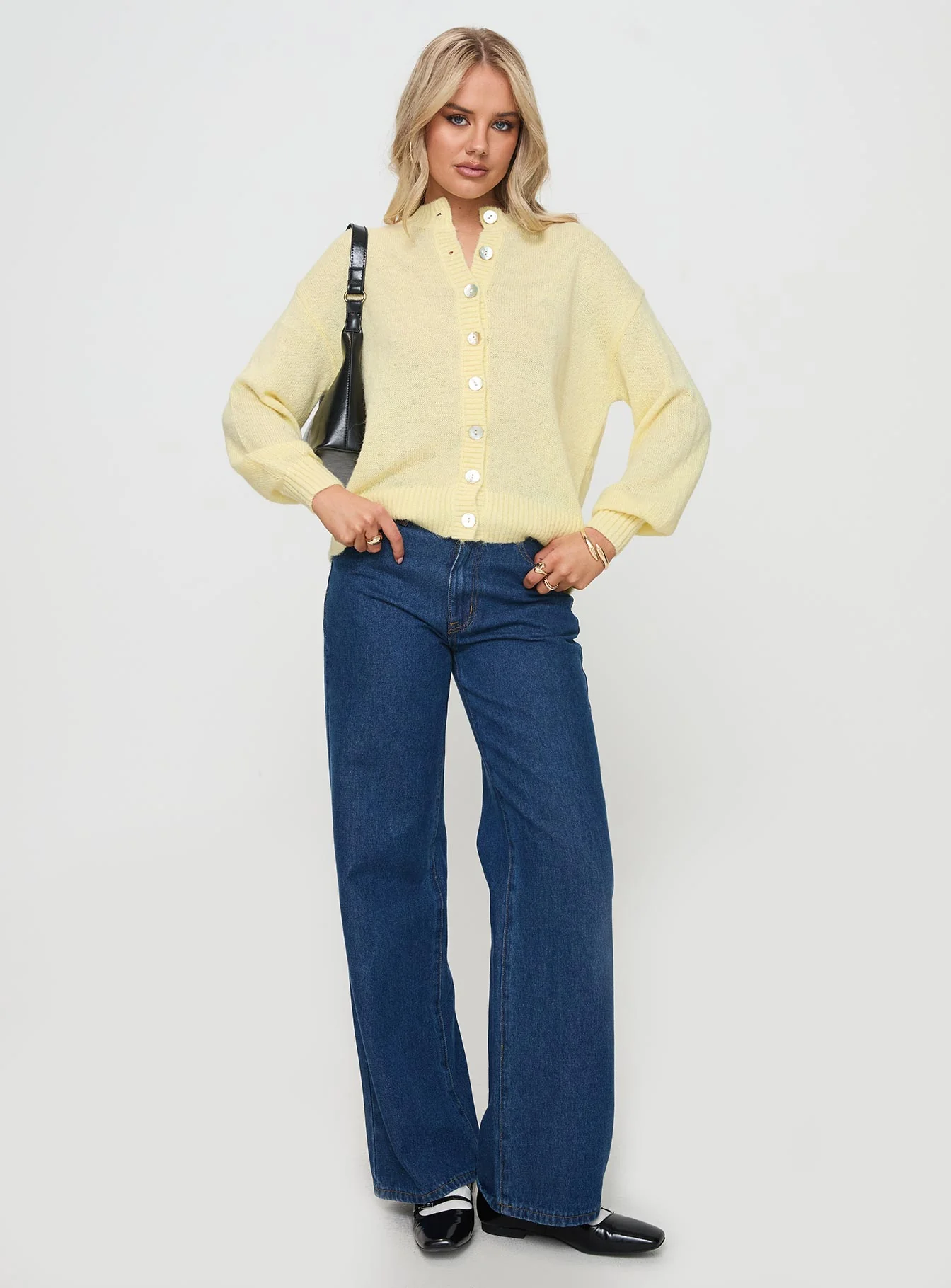 Sunbeam Cardigan Yellow - Image 3