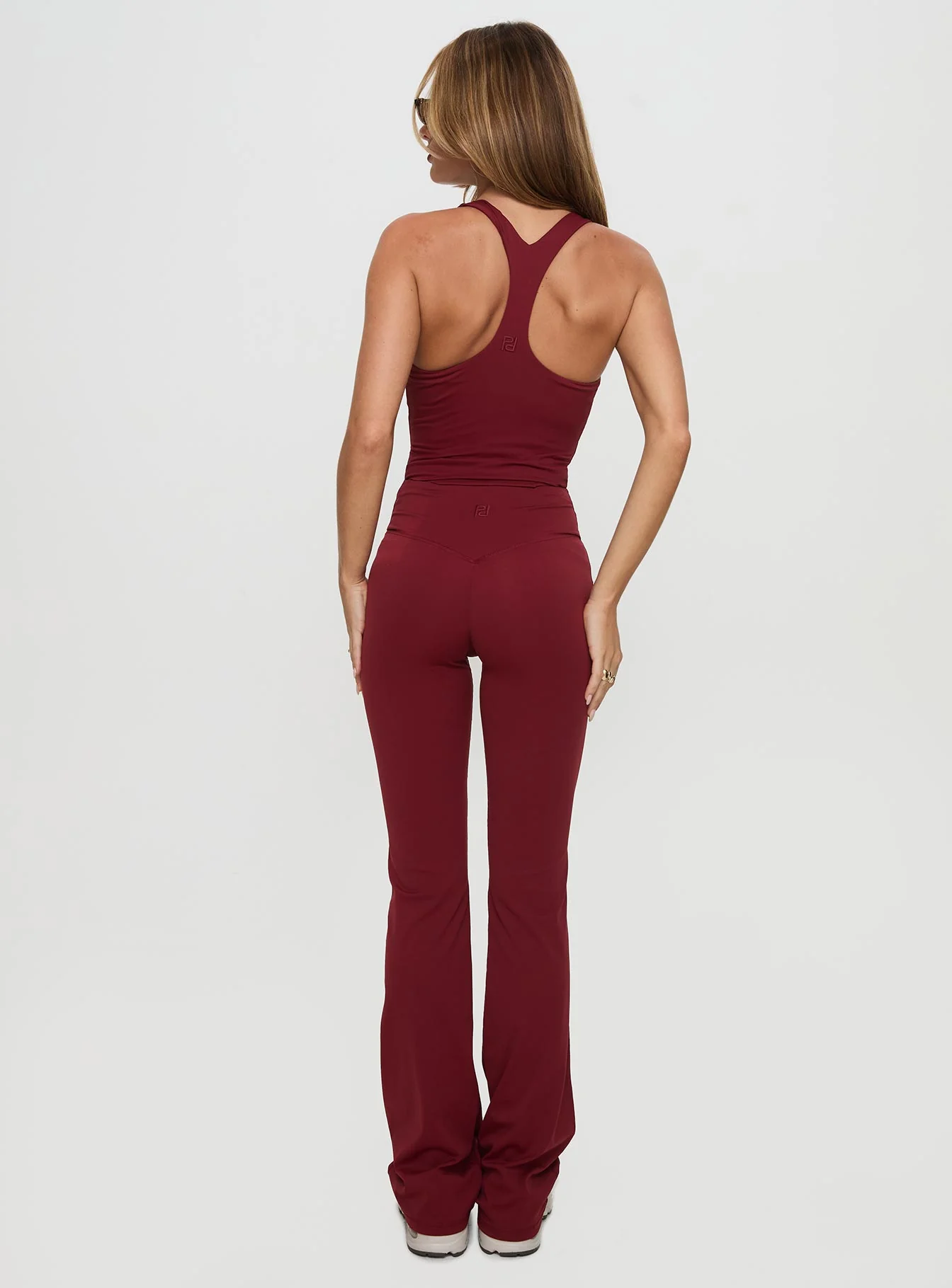 Sunday Session Active Flare Leg Pant Red - Image 5
