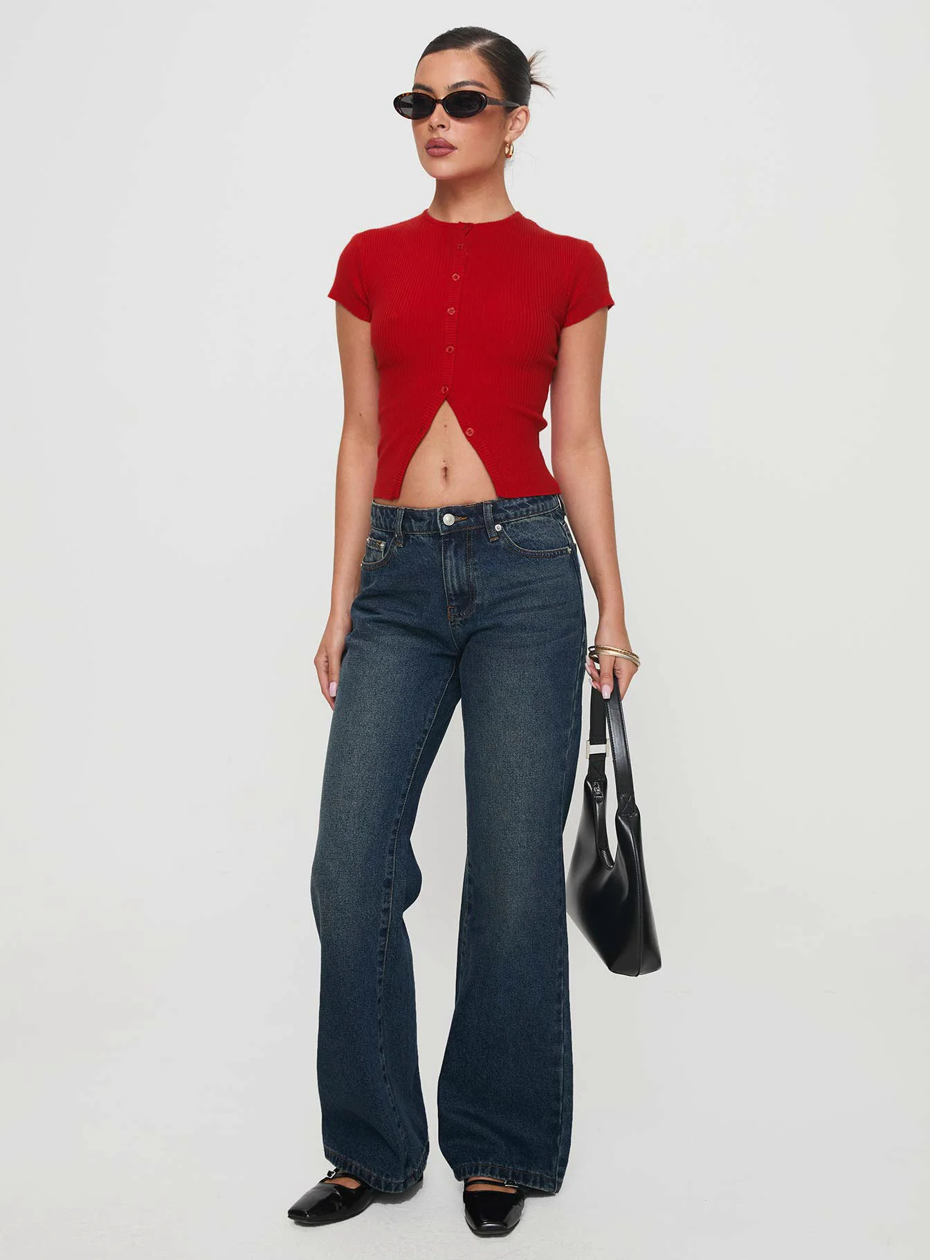 Suzu Knit Top Red - Image 3