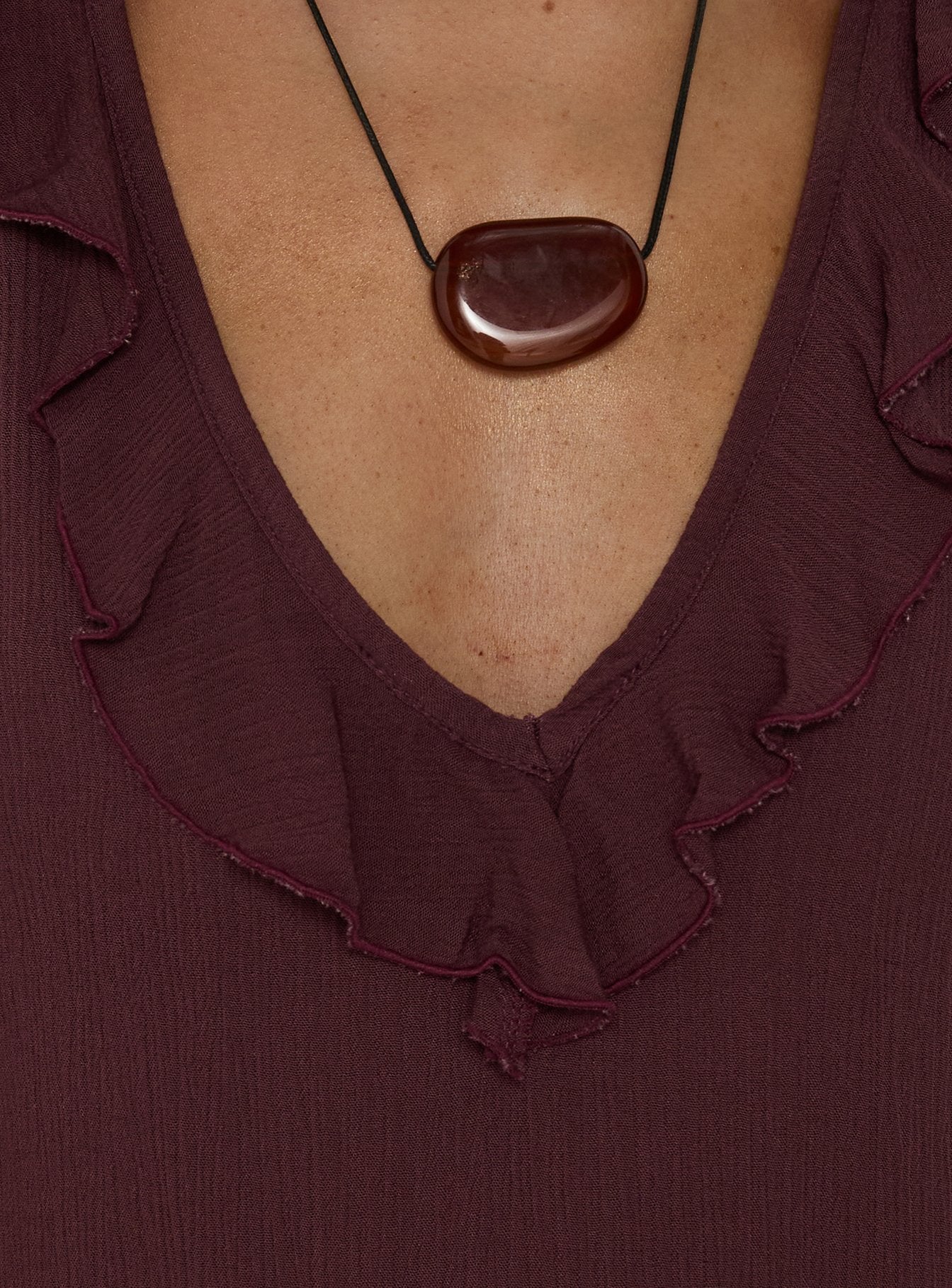 Swade Mini Dress Crinkle Plum - Image 6