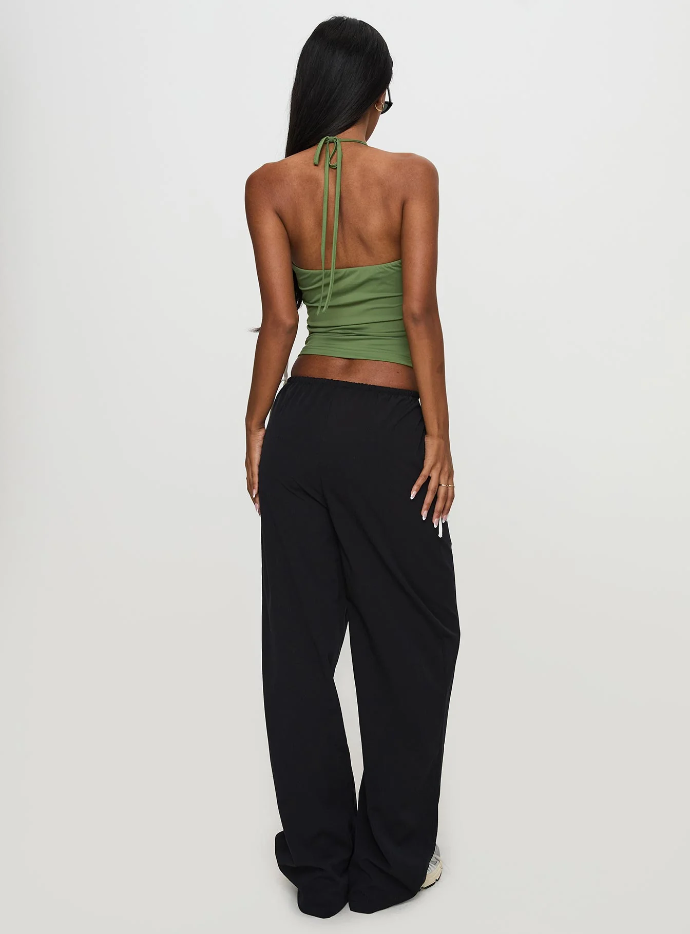 Sweet As Sugar Bow Pants Black / White - Image 5