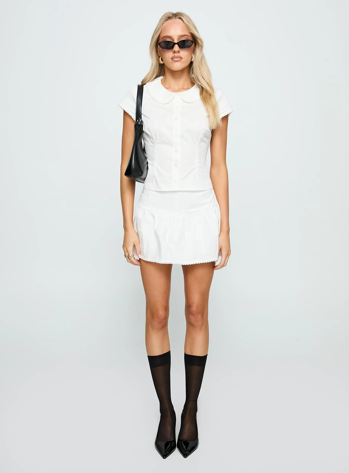 Sweet Treat Button Up Set White - Image 7