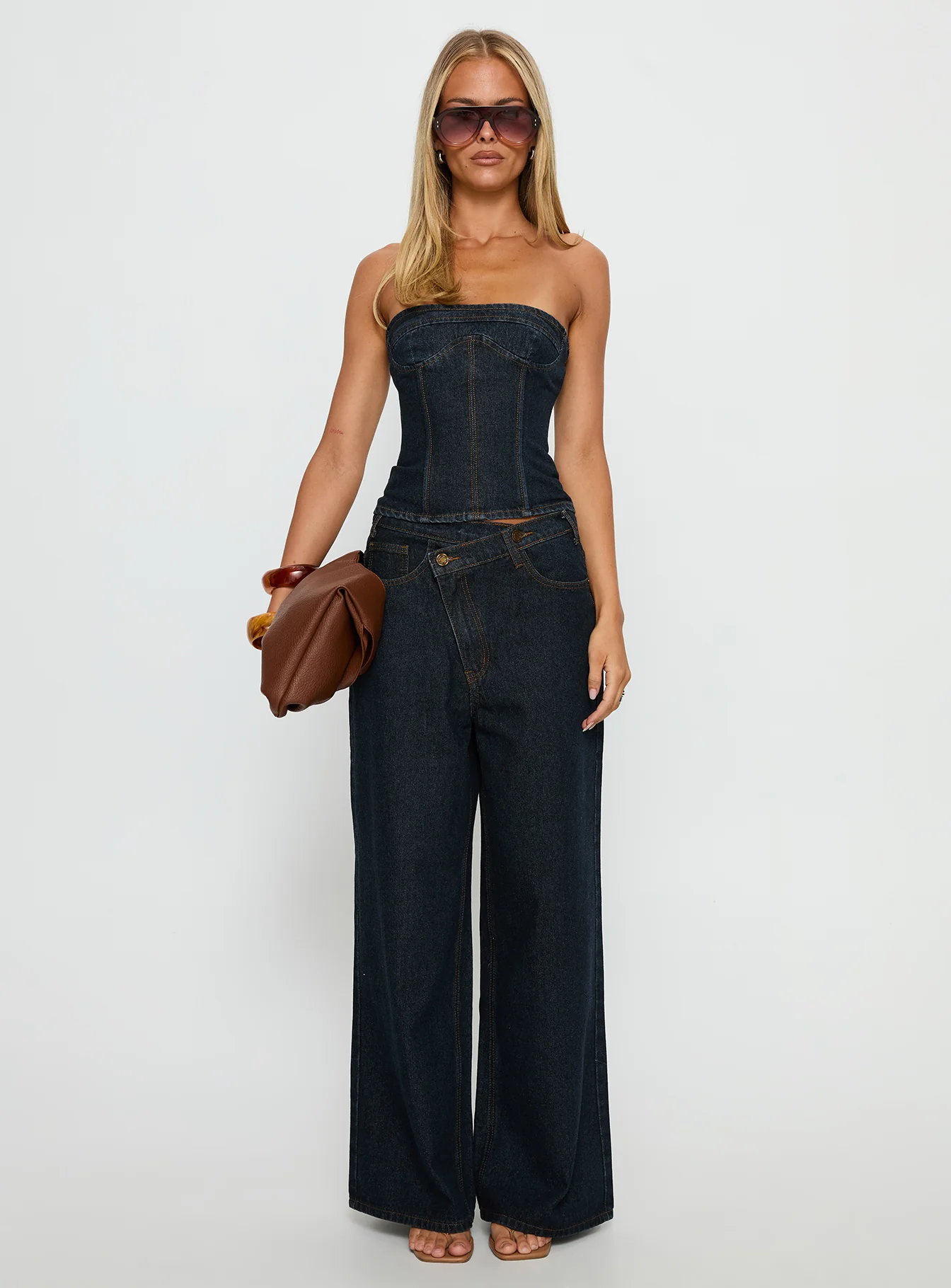 Sweetness Strapless Top Indigo - Image 8