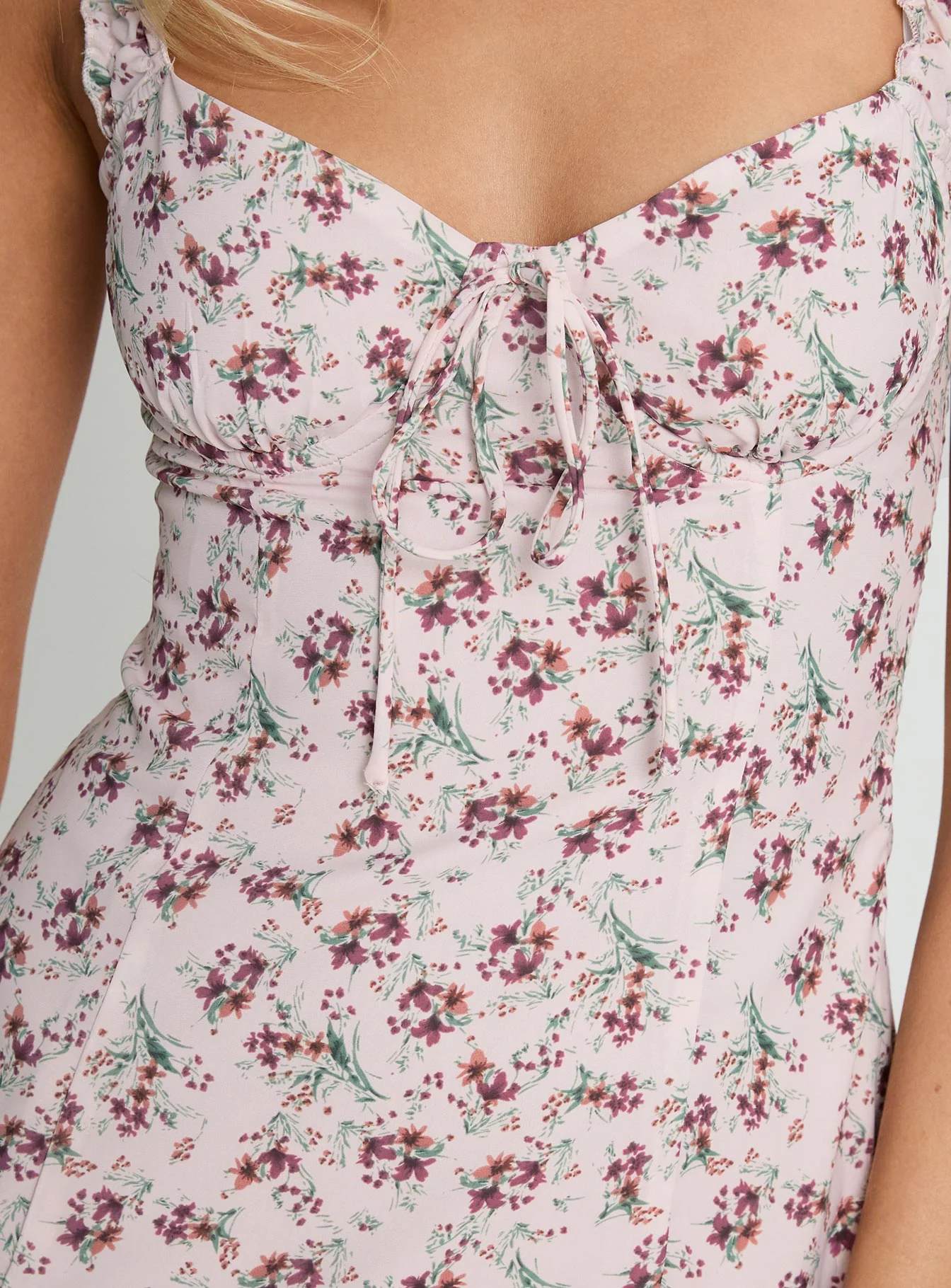 Sweetpea Mini Dress Multi Floral - Image 6