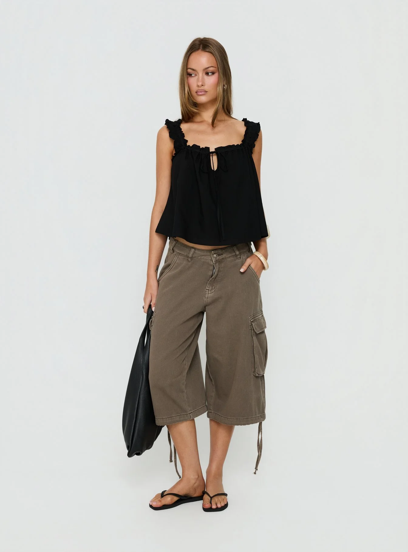 Swing Babydoll Top Black - Image 3