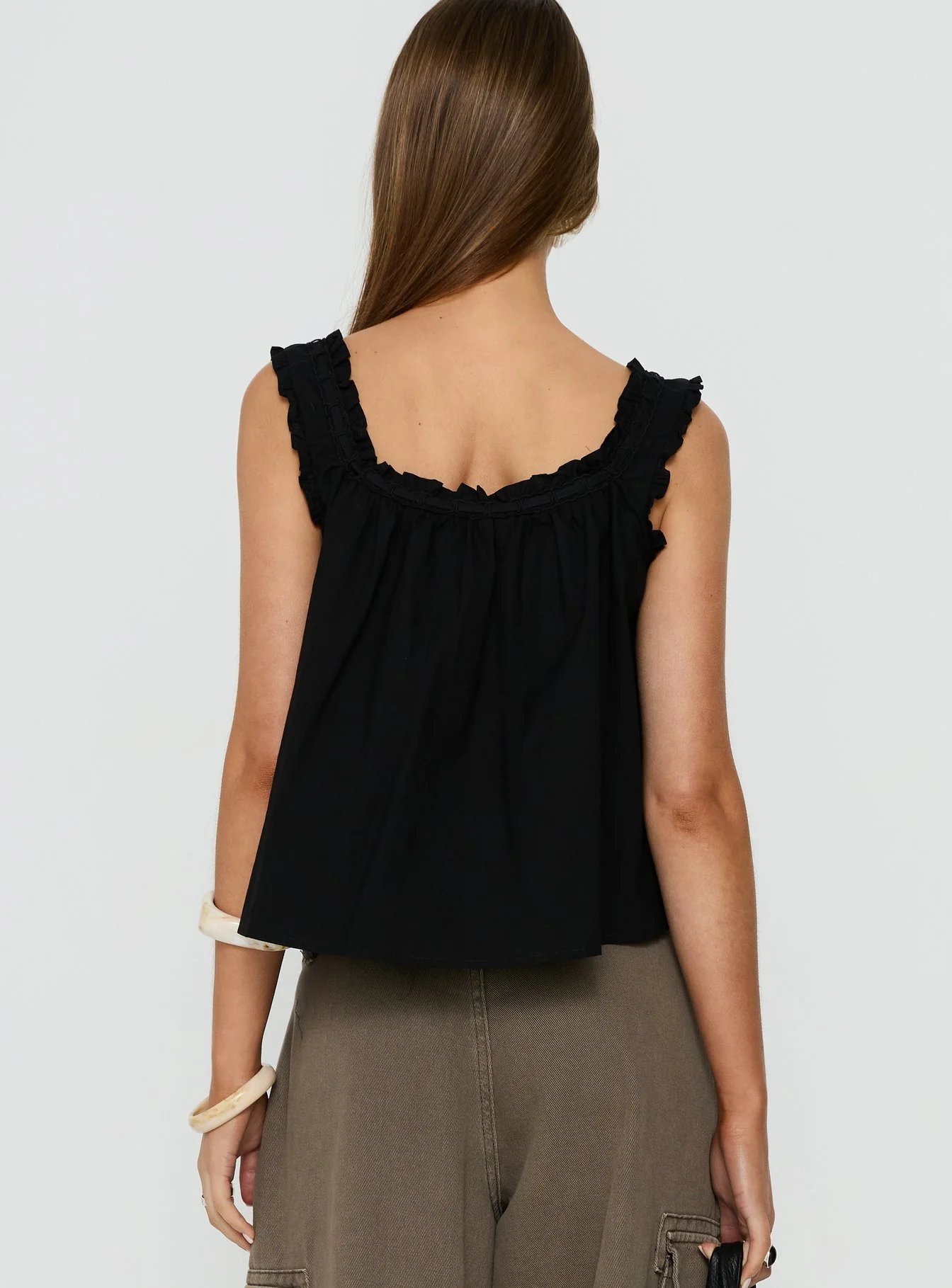 Swing Babydoll Top Black - Image 5
