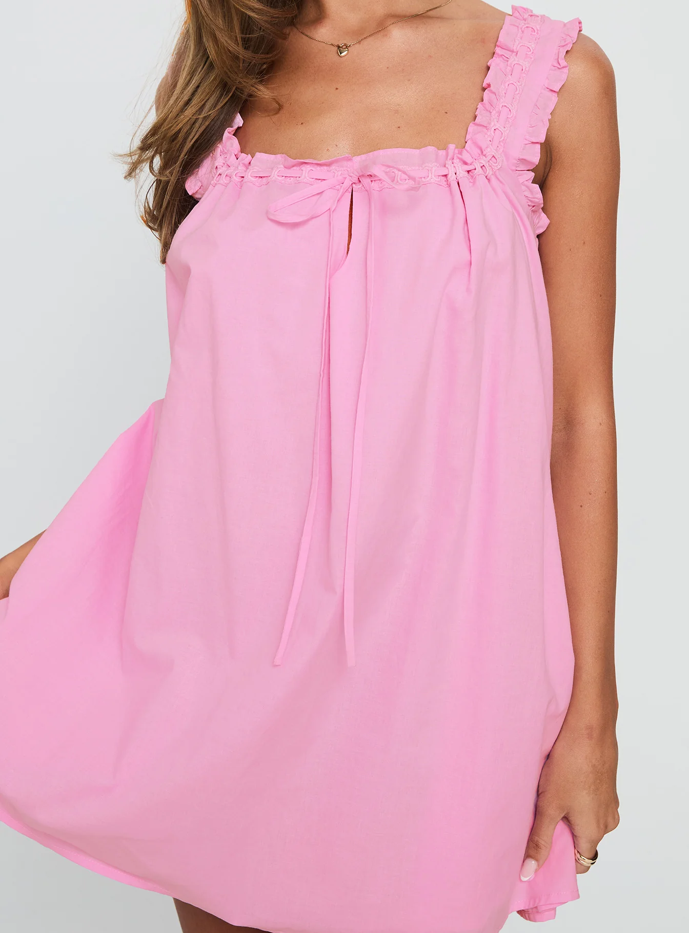Swing Mini Dress Pink - Image 6