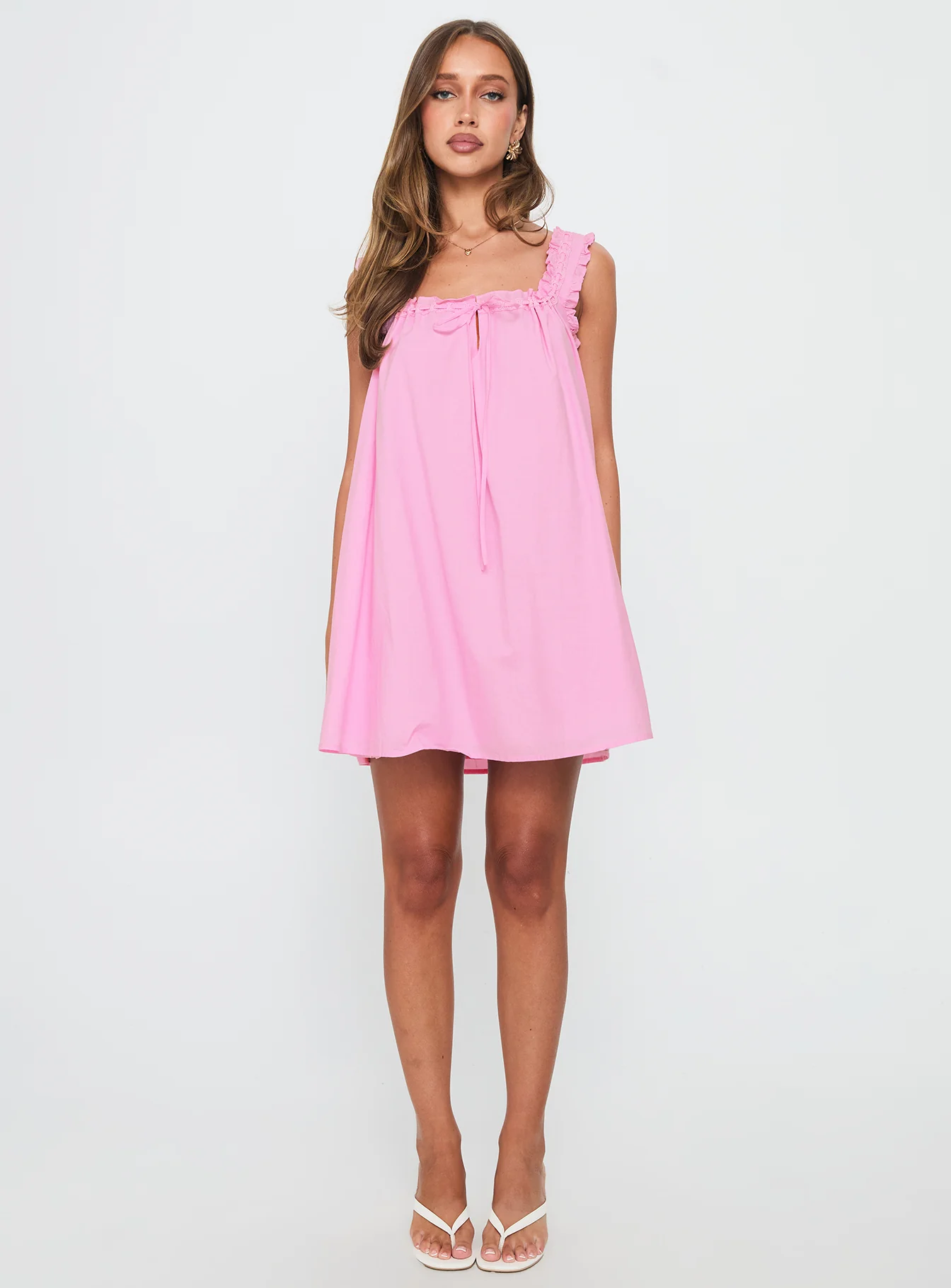 Swing Mini Dress Pink - Image 7