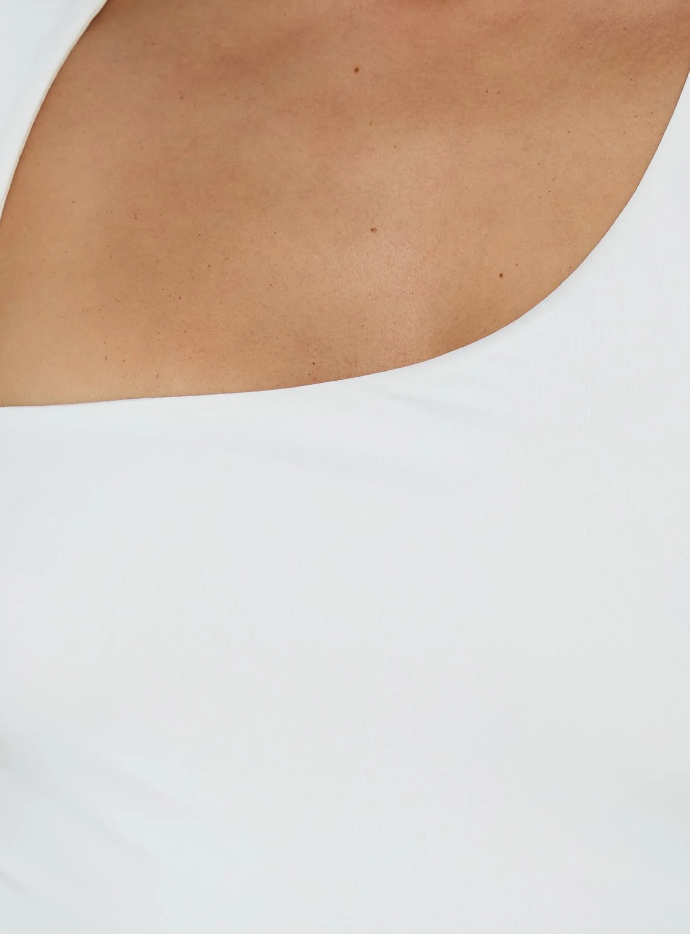 Tannen Cut Out Tank Top White - Image 6