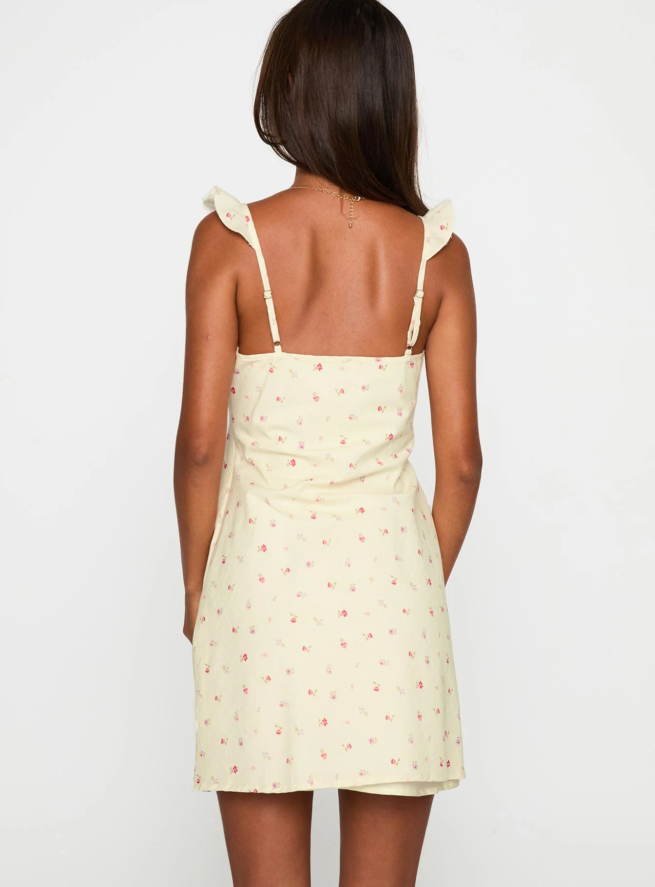 Tattoo Kisses Frill Mini Dress Floral - Image 5