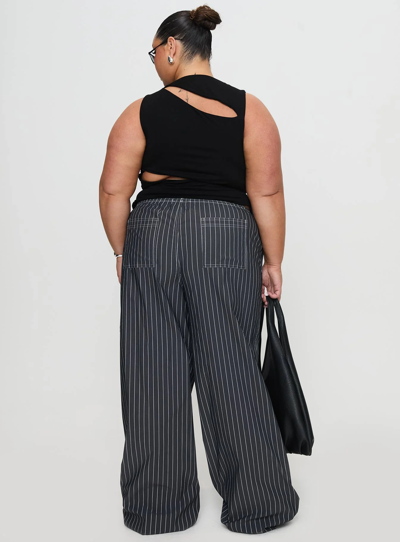 Terrance Baggy Pant Grey Stripe - Image 10