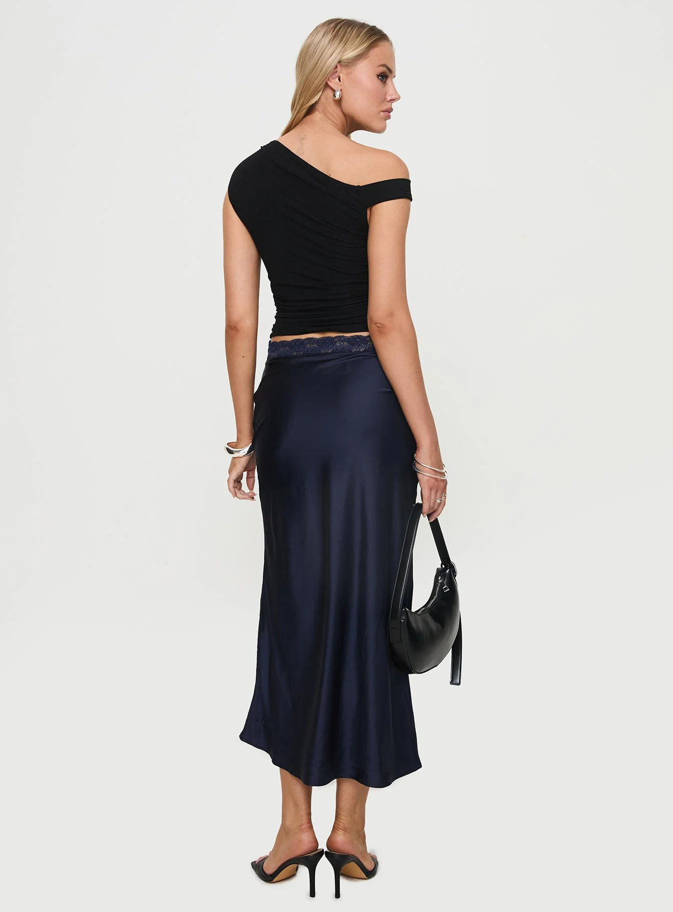 The Charmaine Maxi Skirt Navy - Image 5