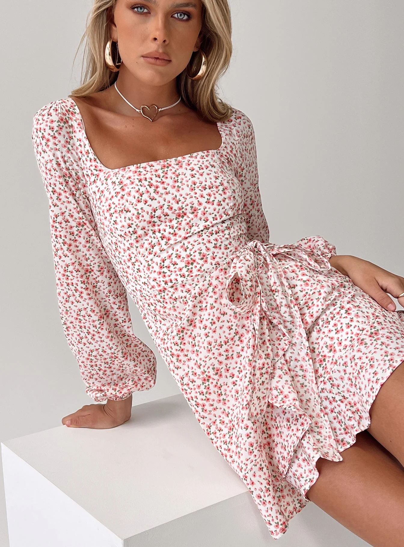 The Villa Mini Dress Floral - Image 7