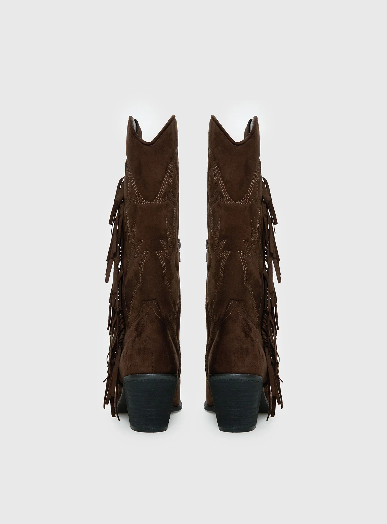 Therapy Chaos Cowboy Boots Brown - Image 4