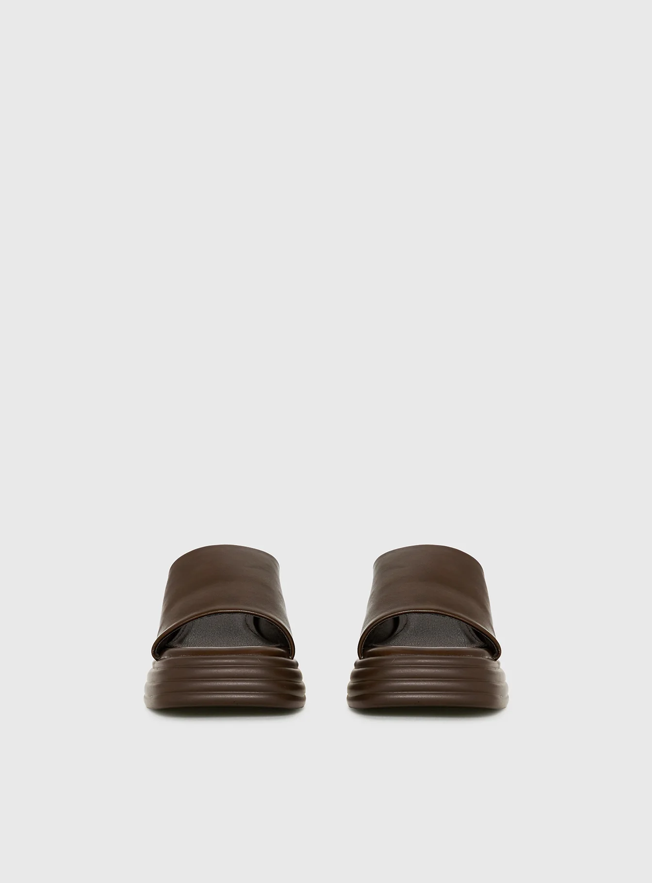 Therapy Flaunt Platform Sandals Brown - Image 3