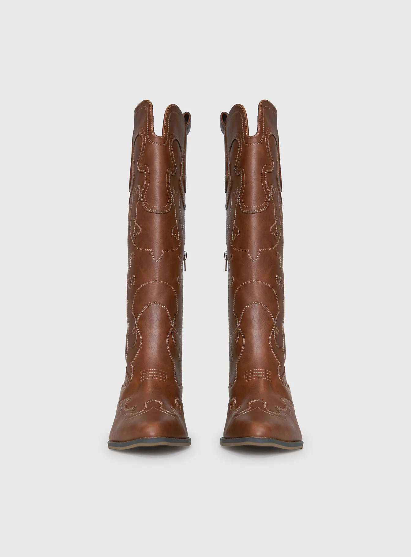 Therapy Malvin Cowboy Boots Tan - Image 3