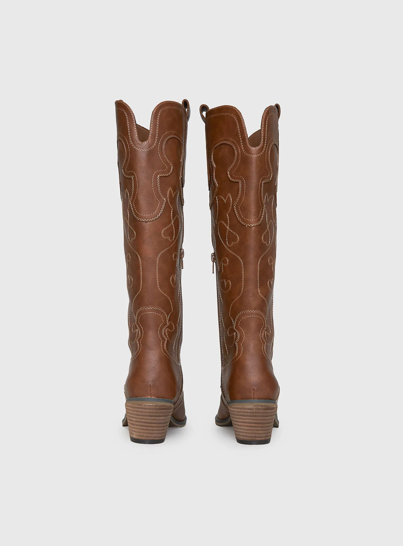 Therapy Malvin Cowboy Boots Tan - Image 4