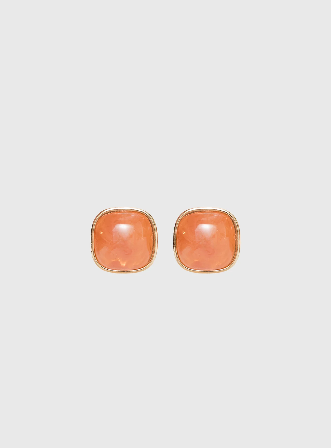 Tiera Gemstone Earrings Gold - Image 2