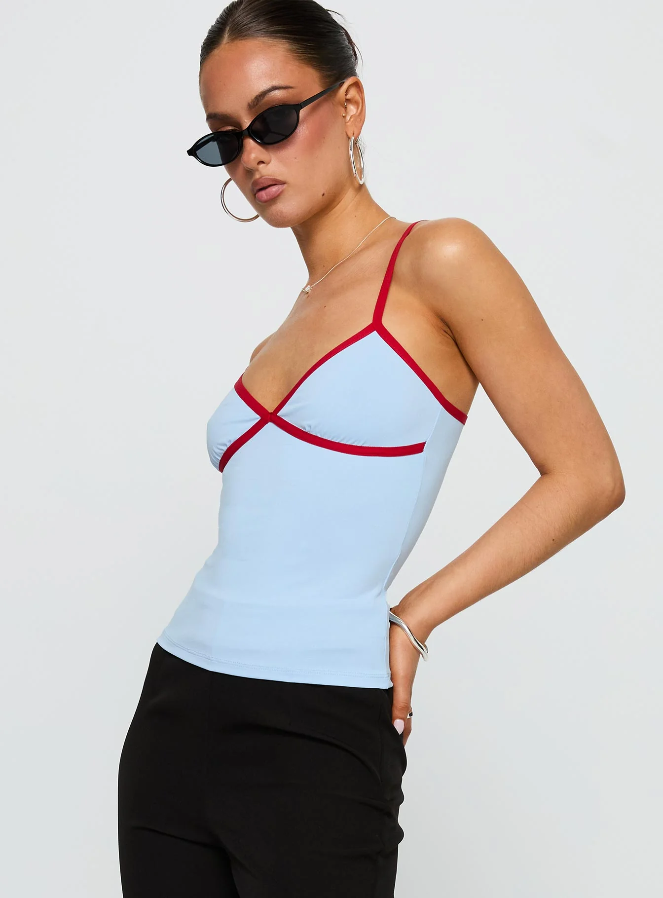 Tiera Top Blue / Red - Image 4