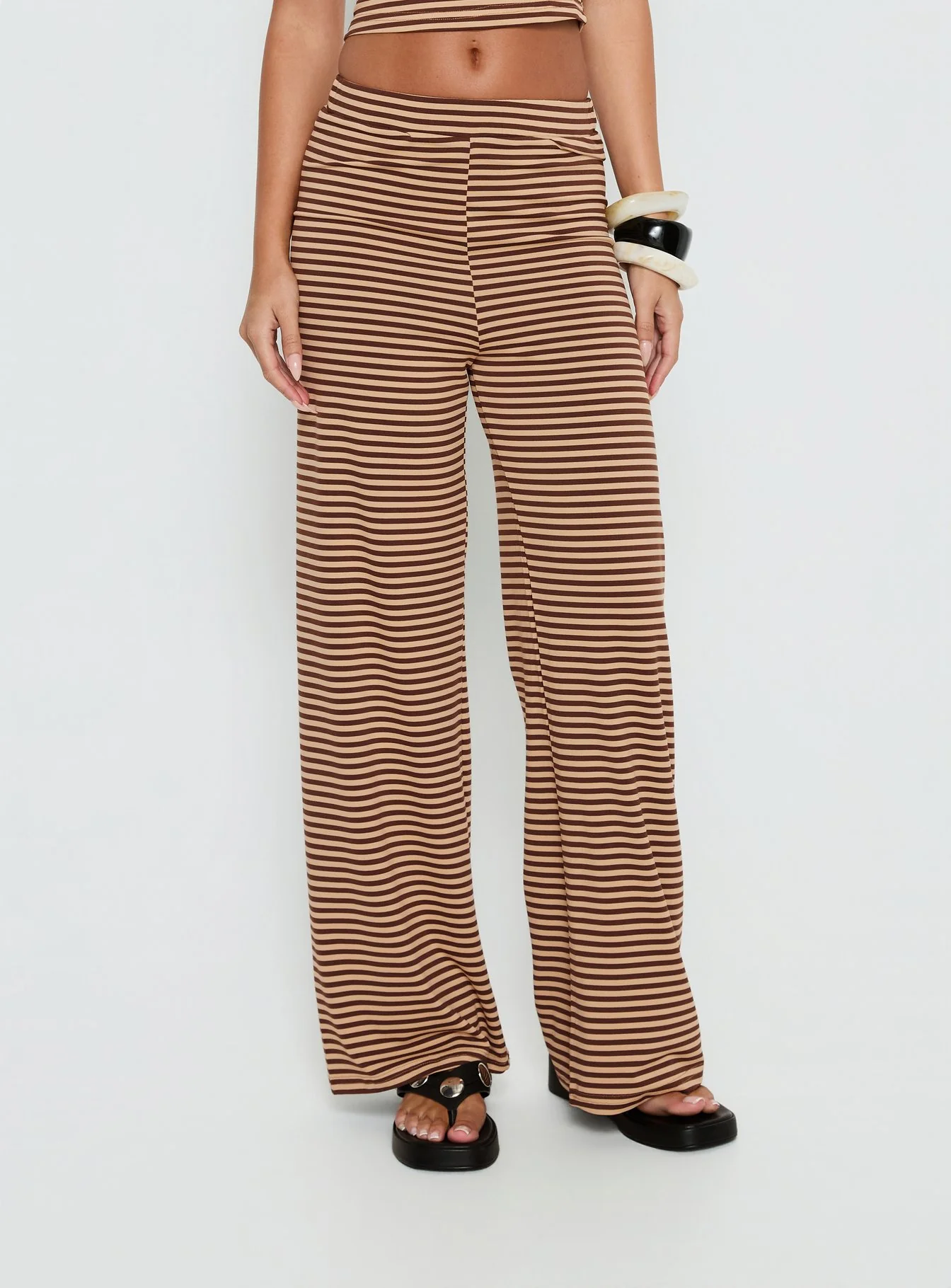 Timora Pants Brown Stripe - Image 2