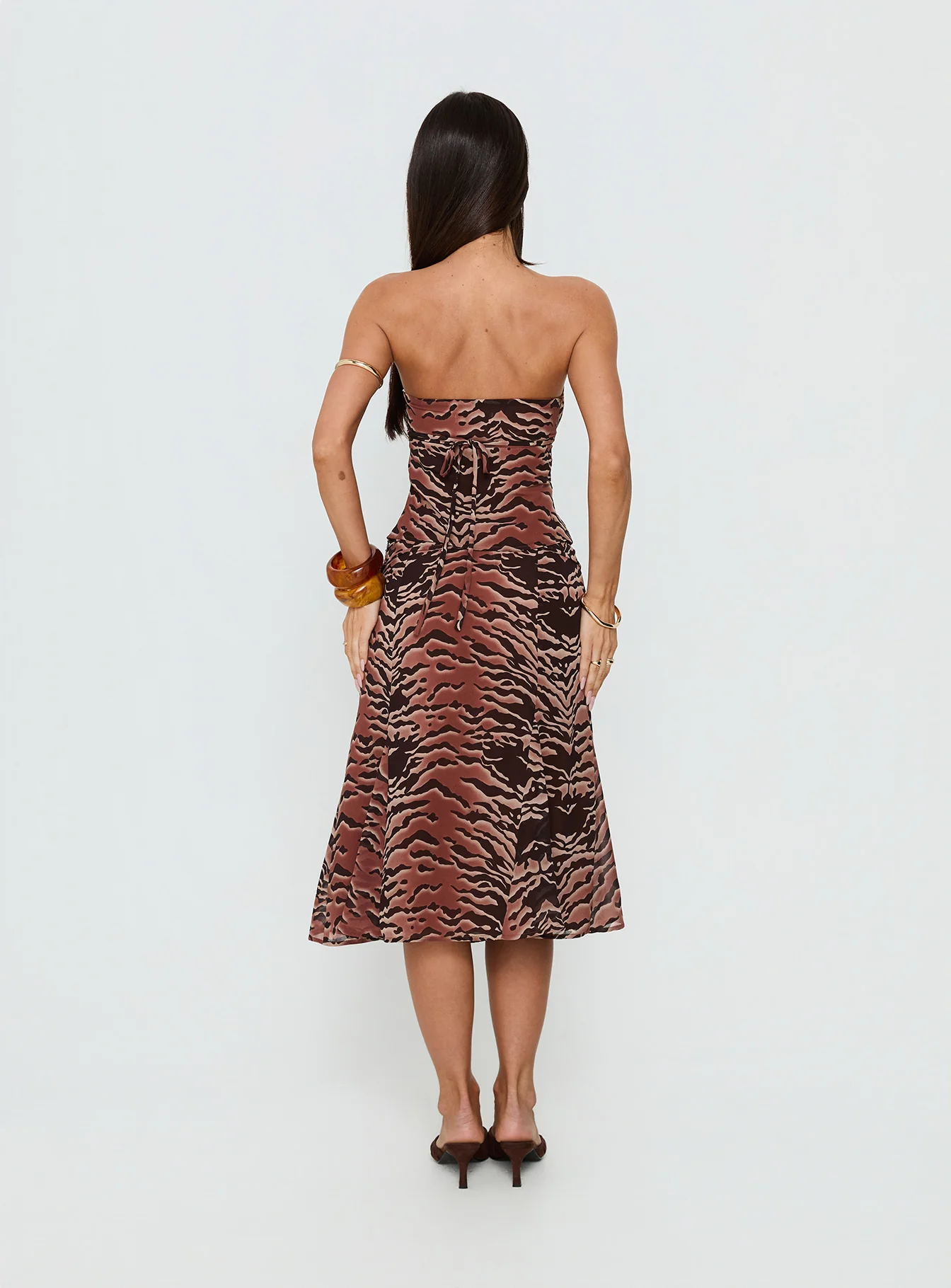 Tipsy Midi Skirt Animal Multi - Image 5