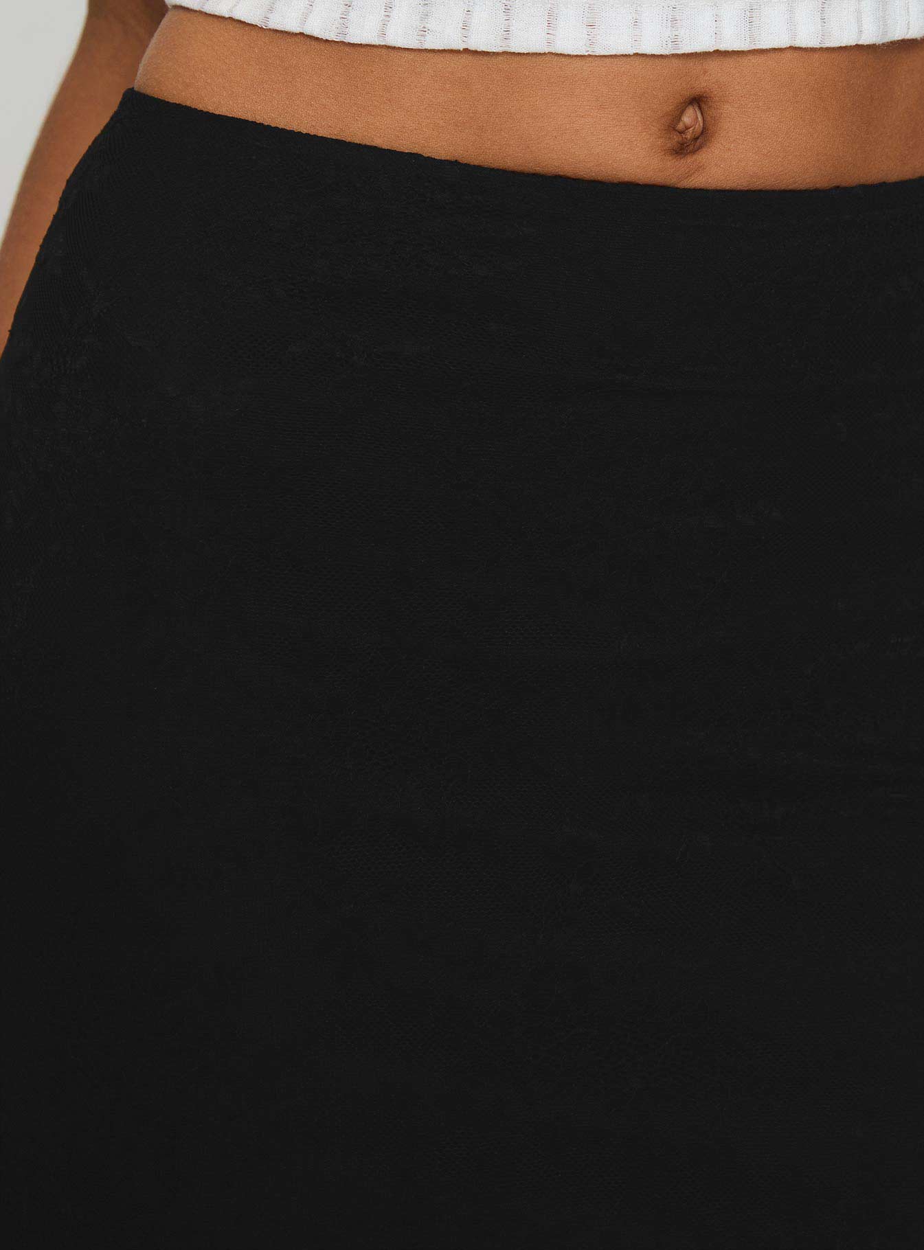 Topping Maxi Skirt Black - Image 6