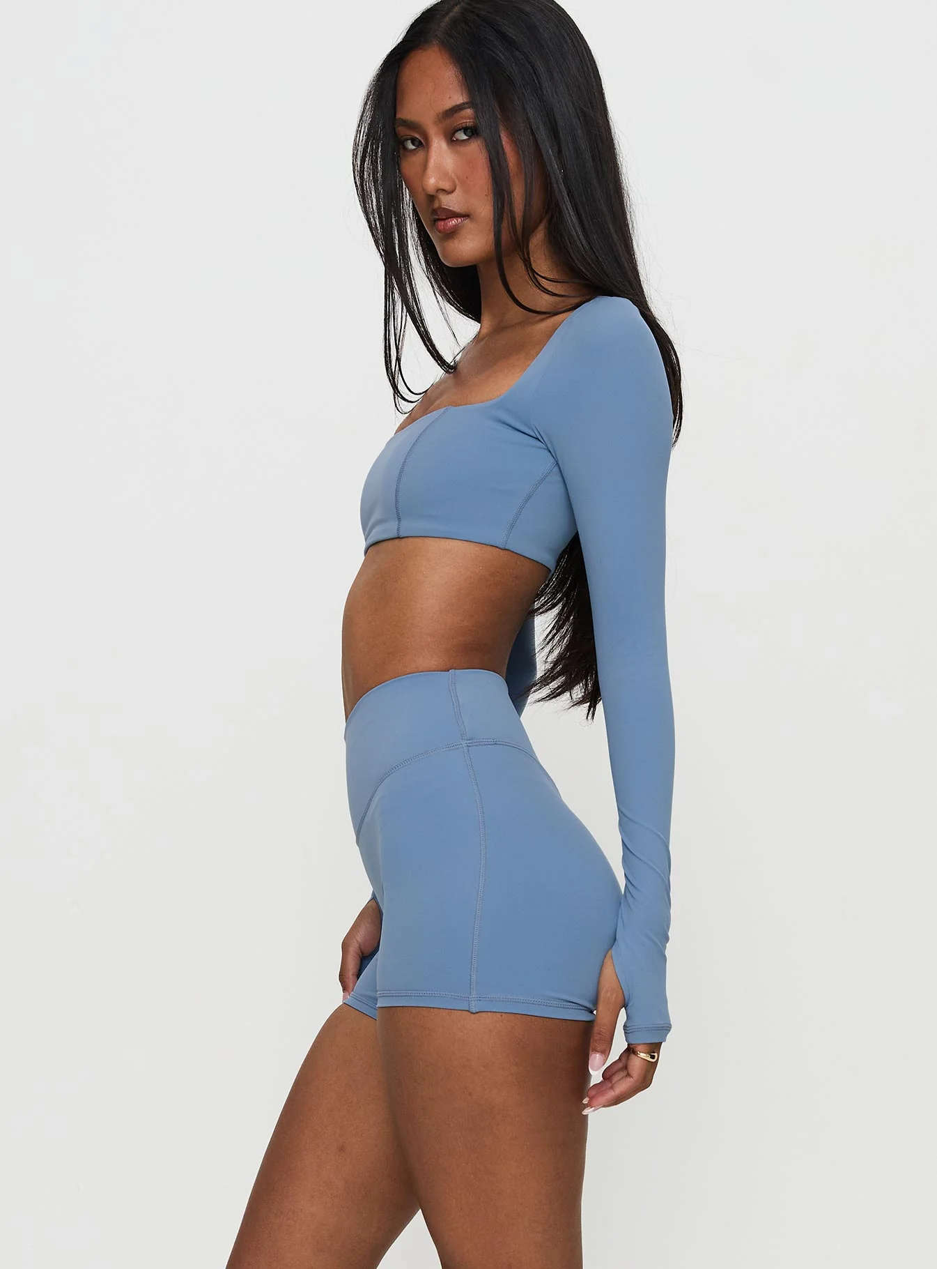 Touchdown Active Contour Short Blue - Image 4