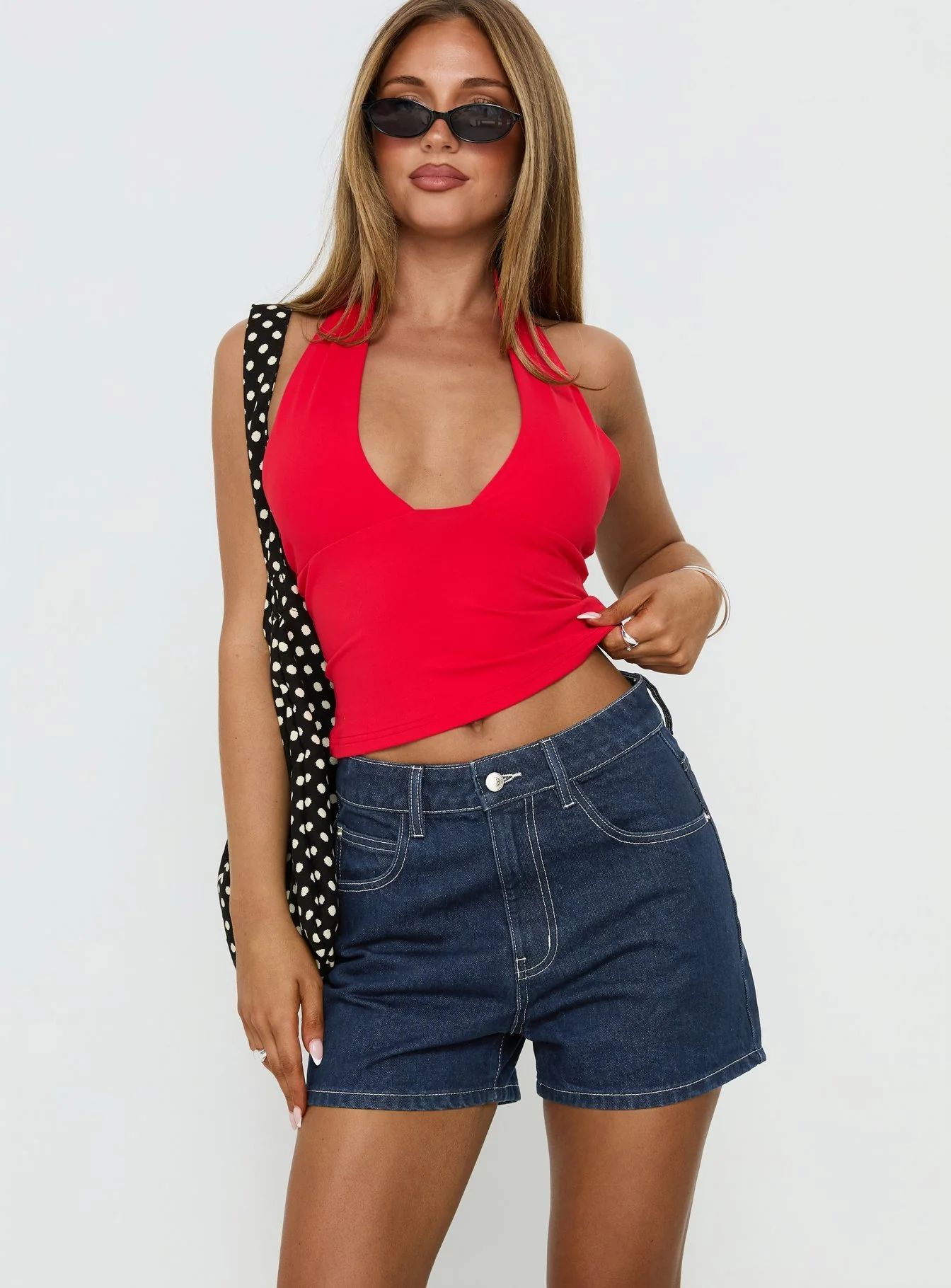 Tropicana Denim Shorts Indigo - Image 2