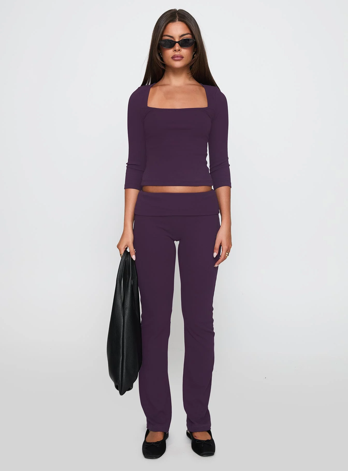 Truth Be Told Straight Leg Pant Purple - Image 7