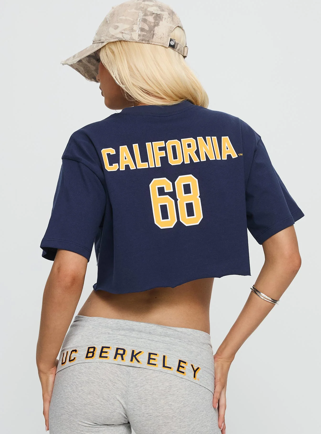 UC Berkeley Track Tee Blue - Image 4