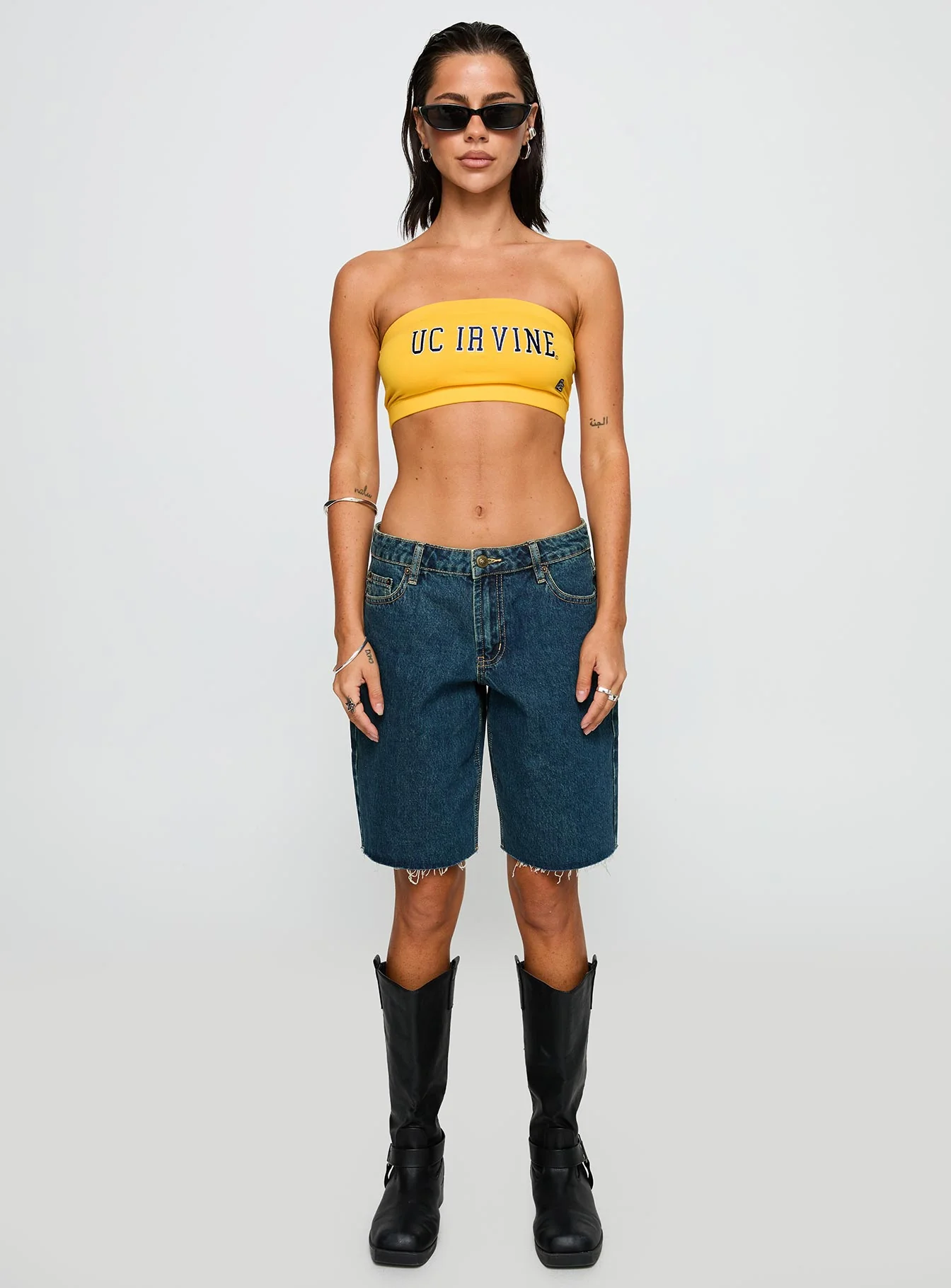 UC Irvine Bandeau Top Gold - Image 7