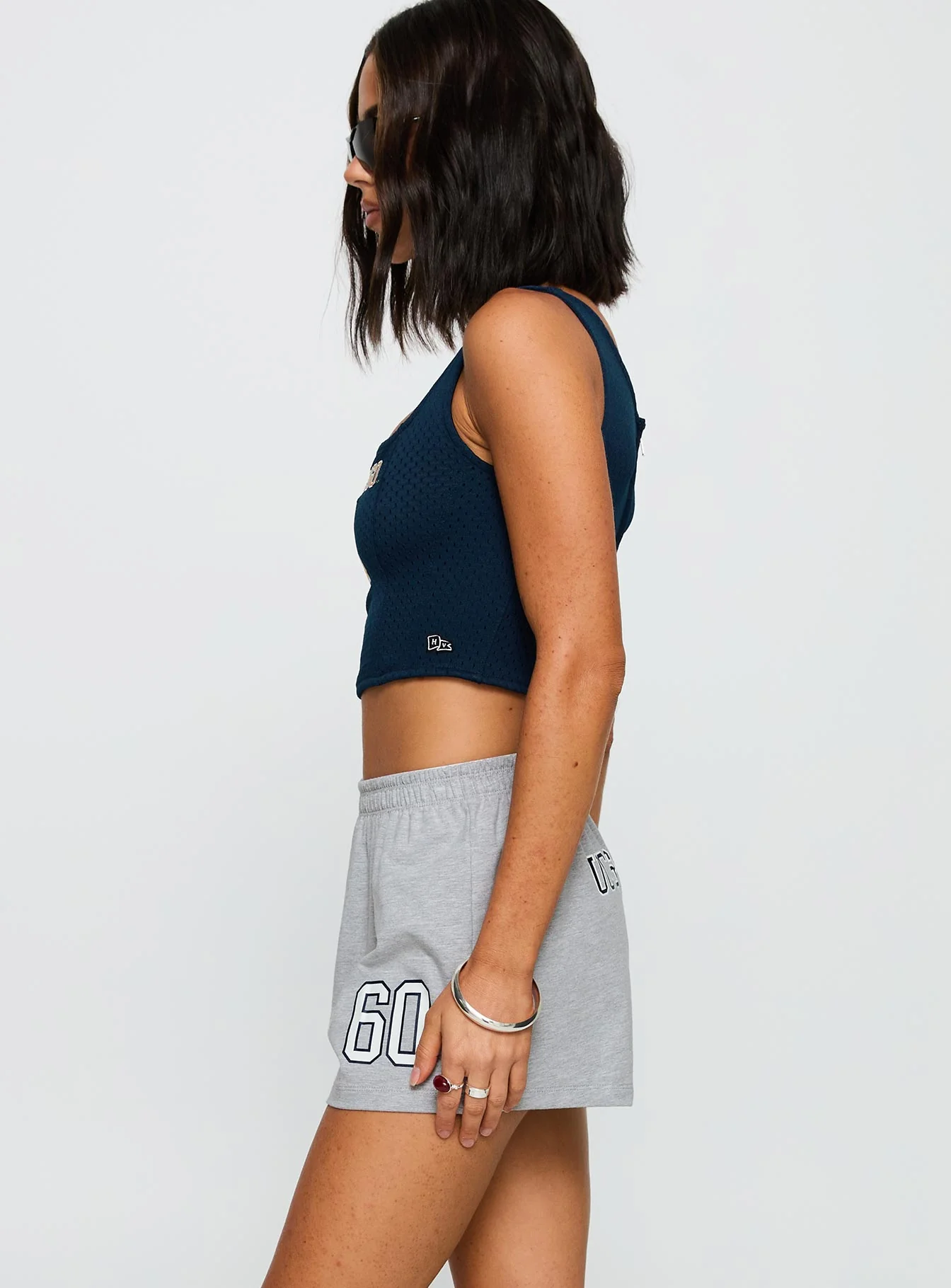 UC San Diego Jersey Corset Top Blue - Image 4
