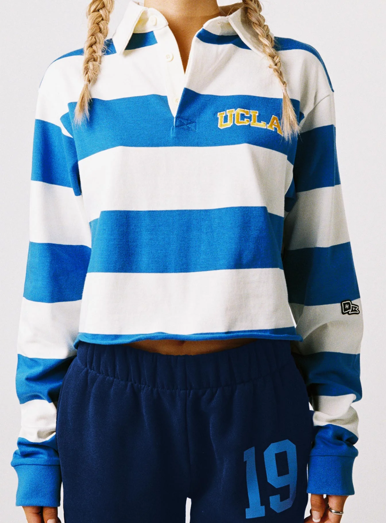 UCLA Rugby Polo Blue / White - Image 2