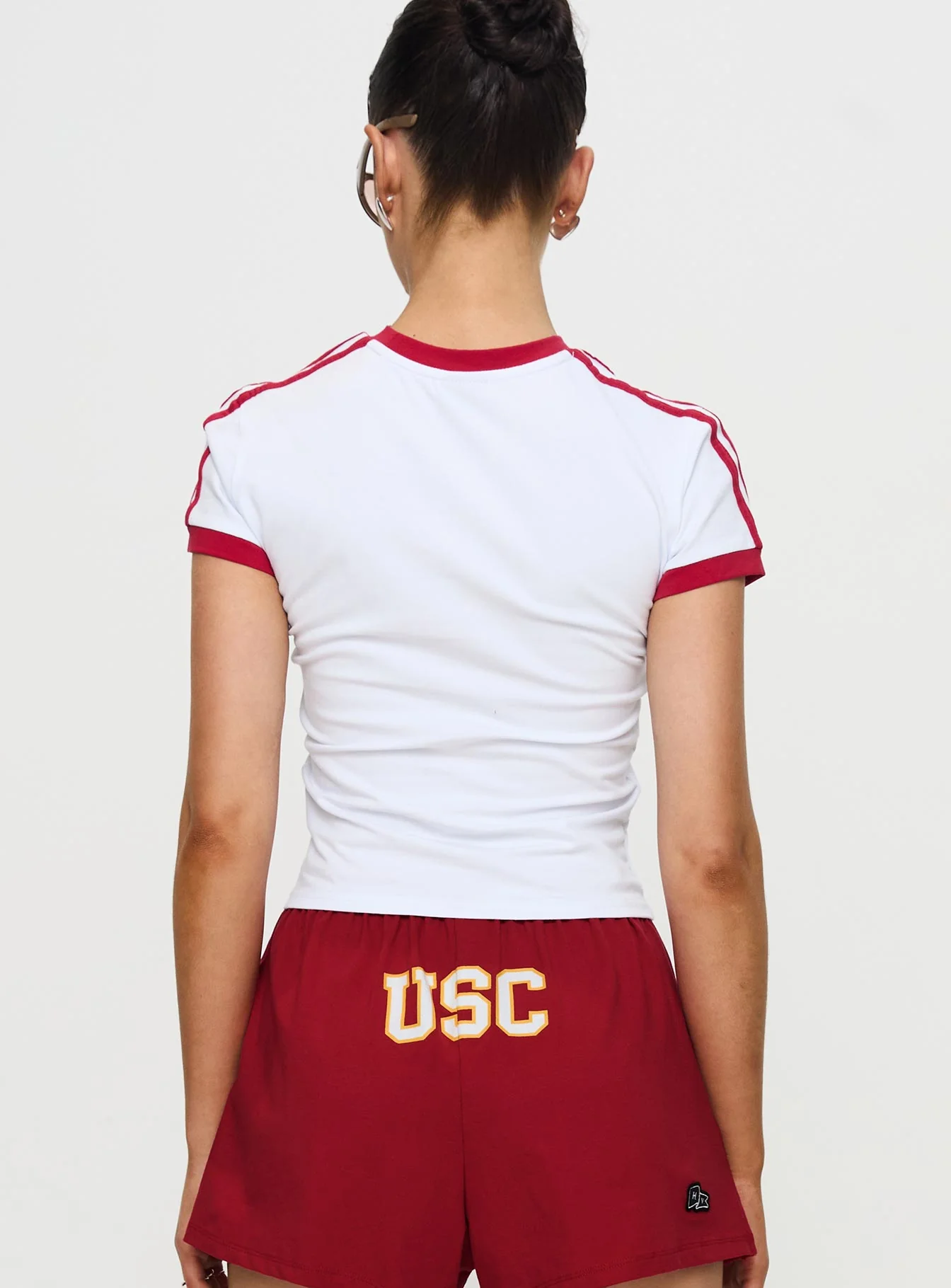 USC Goalie Baby Tee White - Image 5