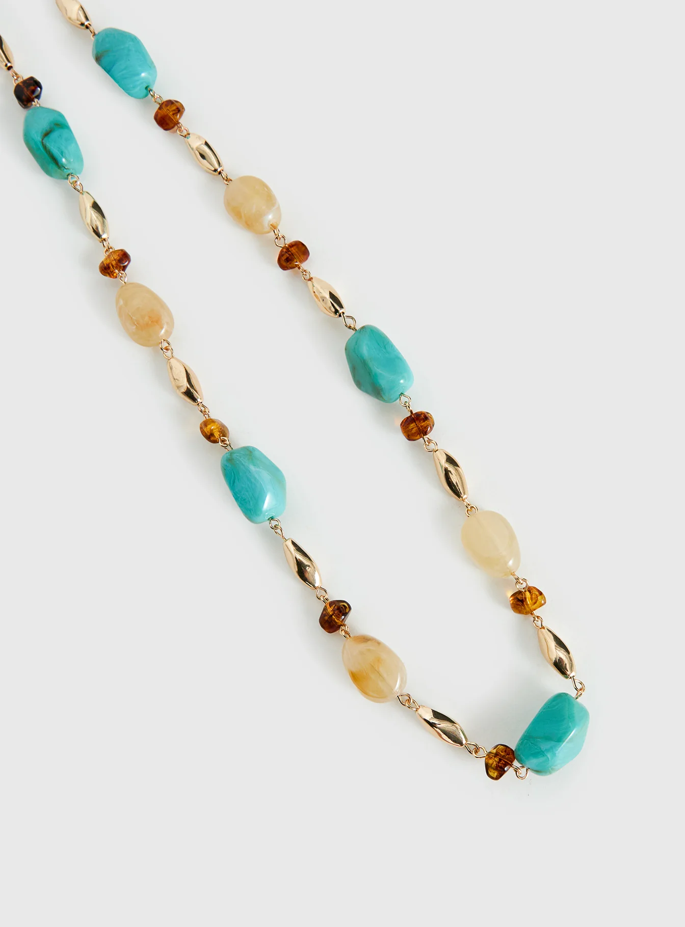 Vaila Bead Detail Belt Gold - Image 3