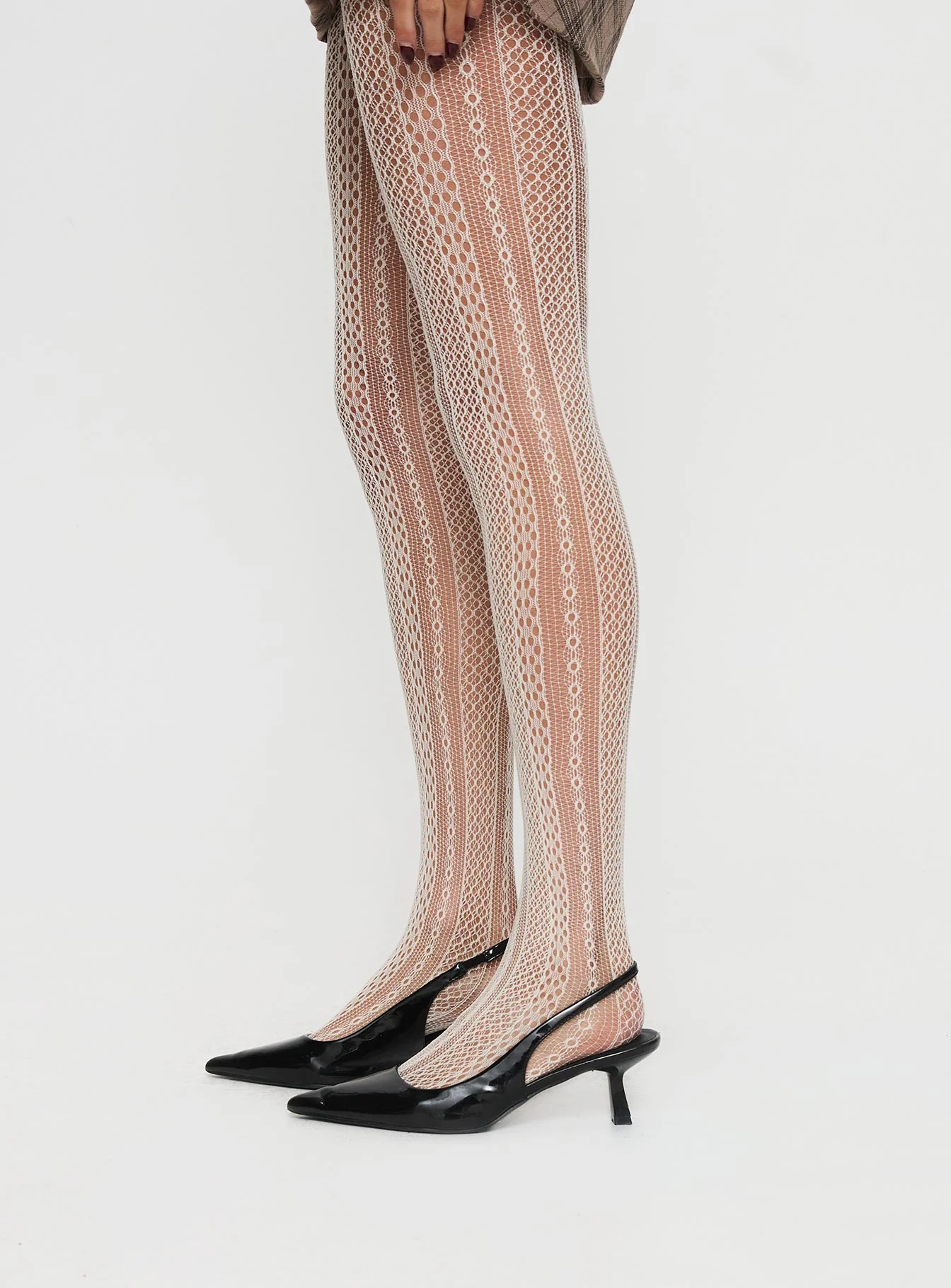 Vaugn Lace Stocking Cream - Image 3