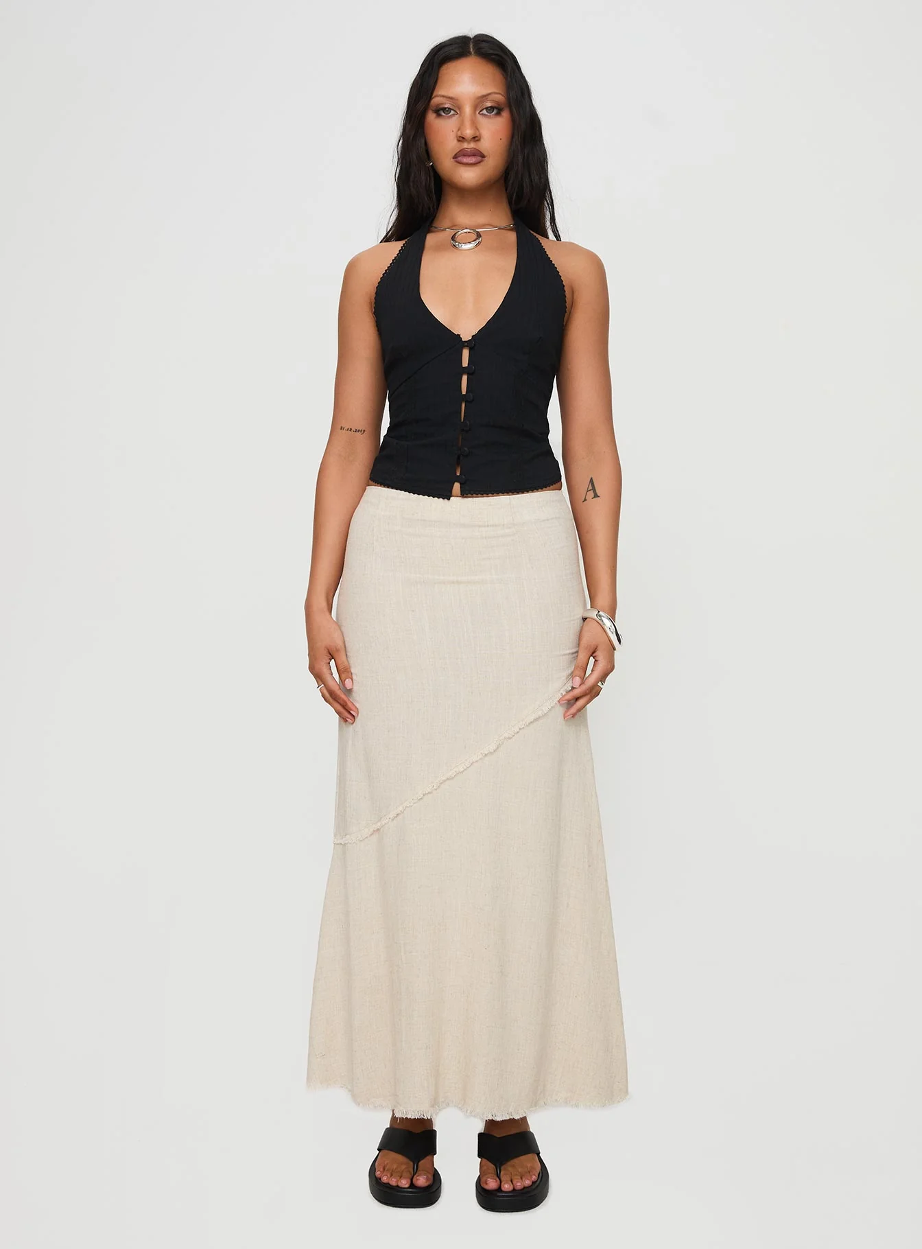 Vayda Halter Top Black - Image 6