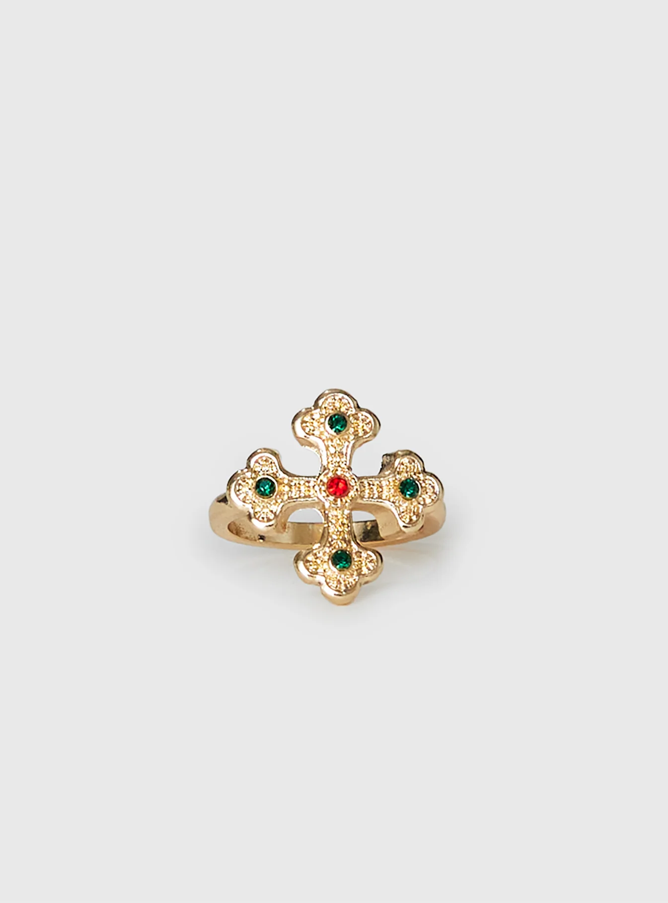 Venette Cross Ring Gold - Image 2