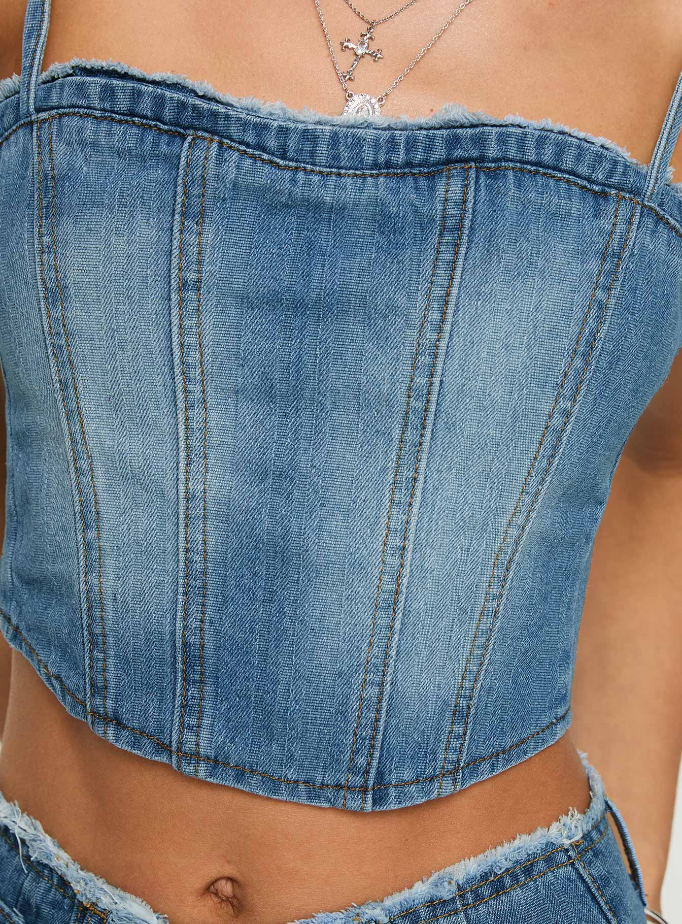 Vihaan Top Blue Wash - Image 6