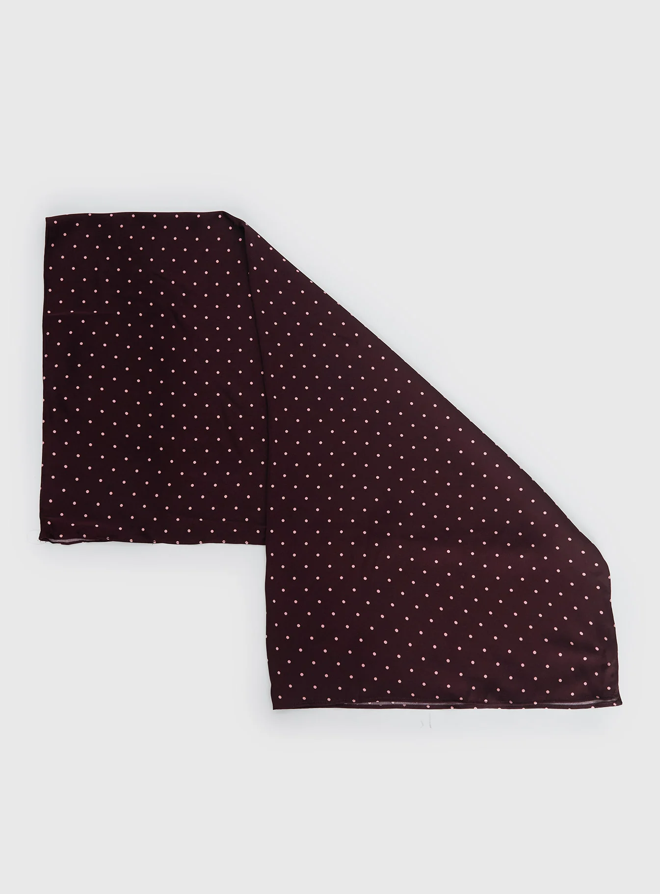 Wanna Be Mine Scarf Brown Polka - Image 3