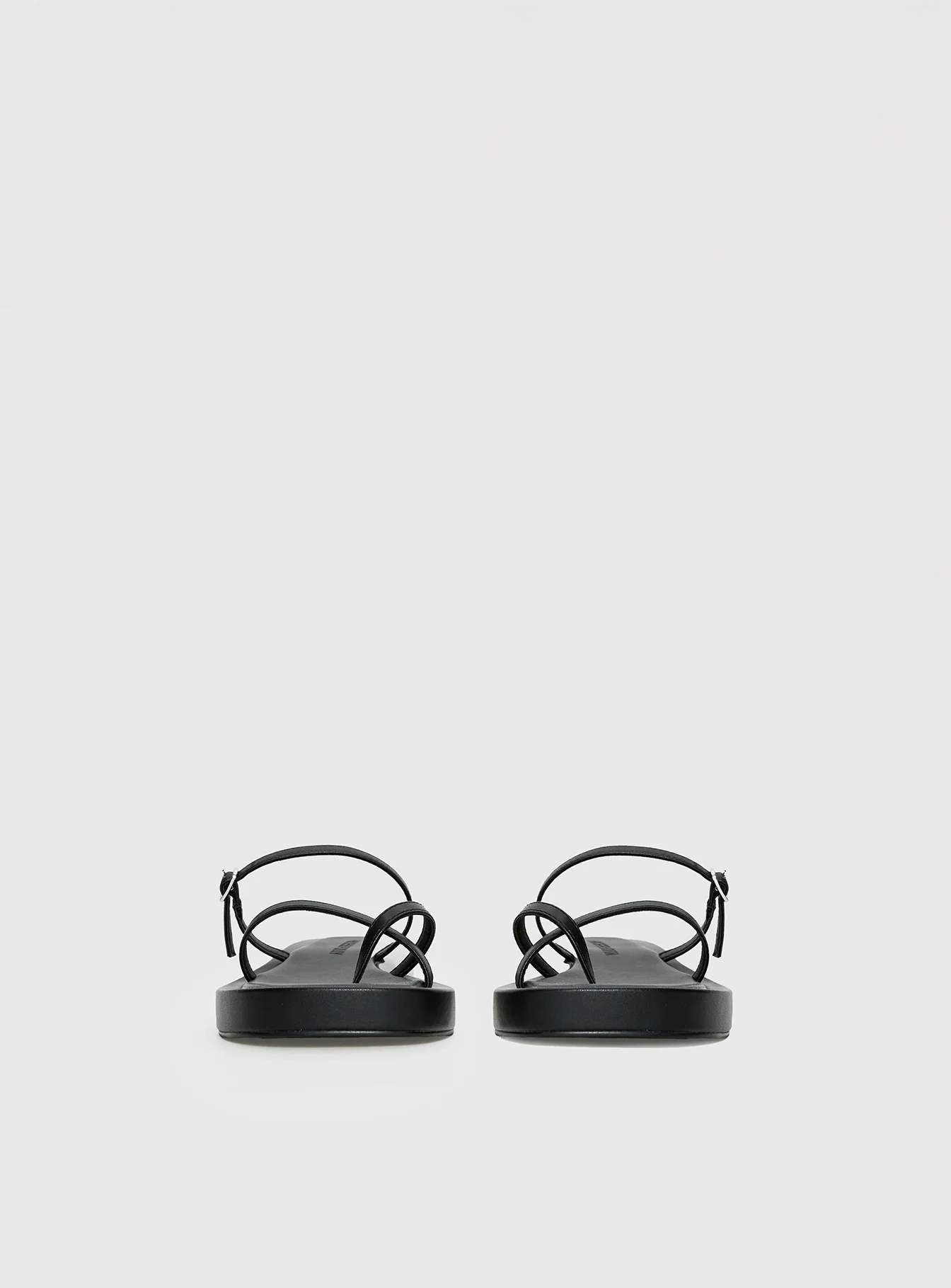 Riki Mini Belt Sandals Black - Image 3
