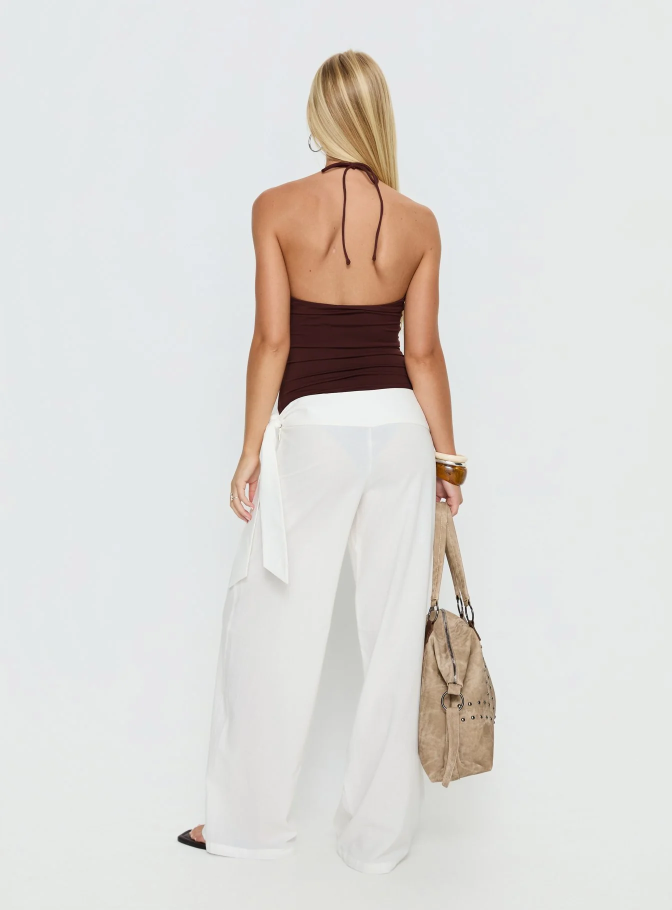 Wave Dancer Tie Pant White - Image 5