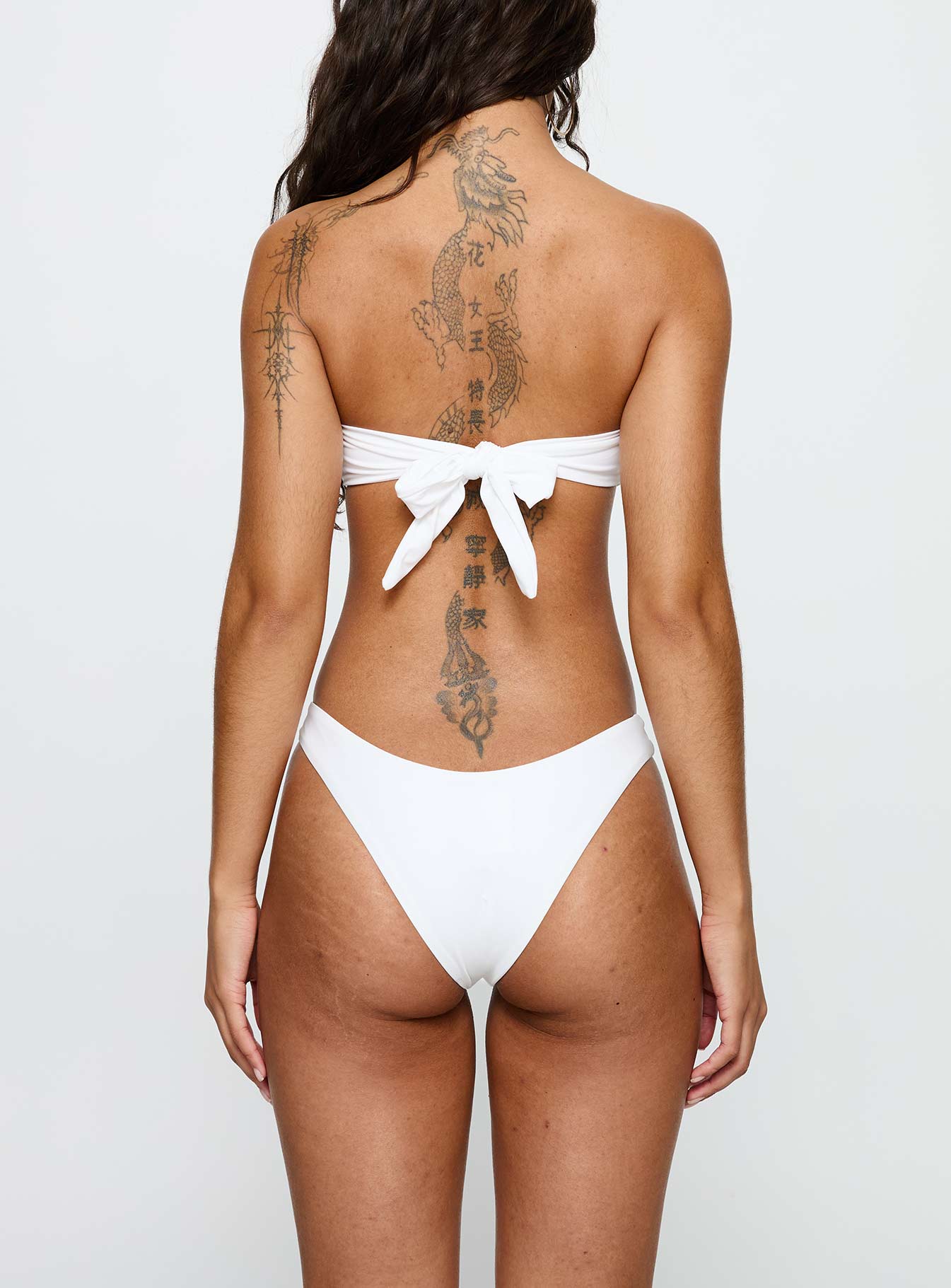 Waves Crashing Bikini Bottoms White - Image 3