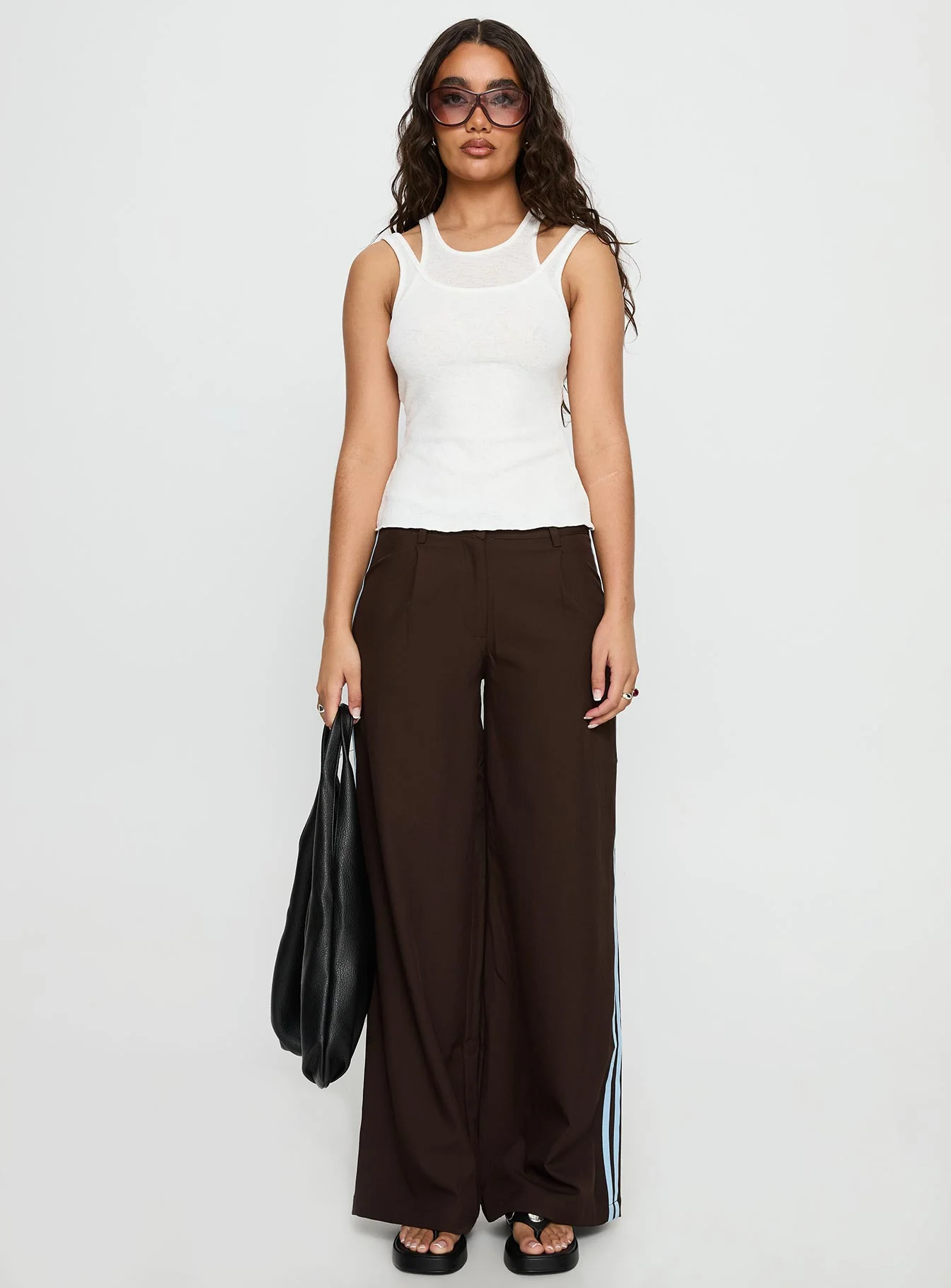 Wendi Tipping Suit Pant Brown / Blue - Image 7